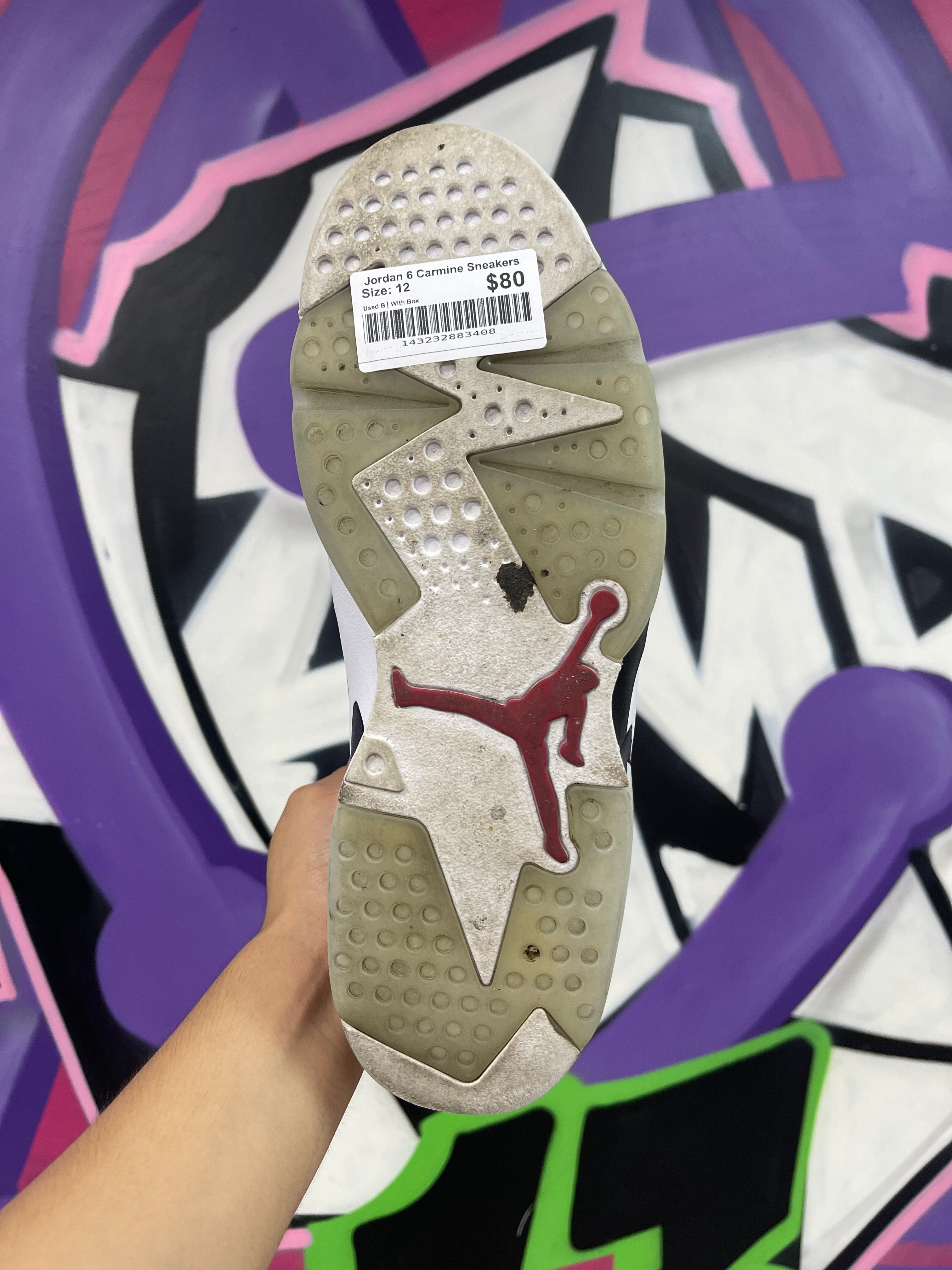 Jordan 6 Carmine Sneakers