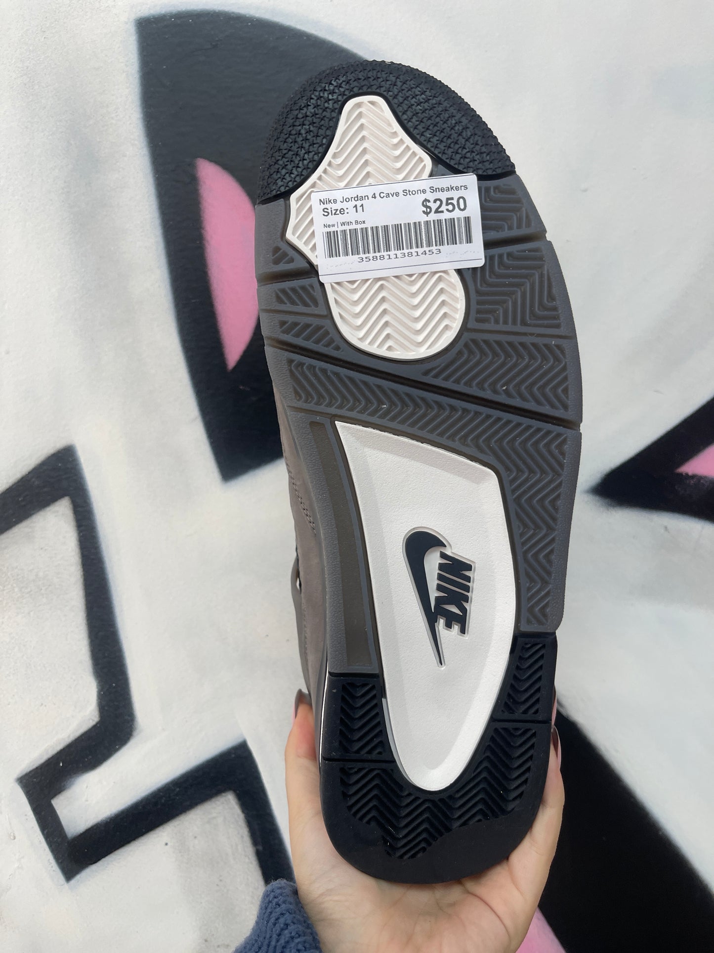 Nike Jordan 4 Cave Stone Sneakers