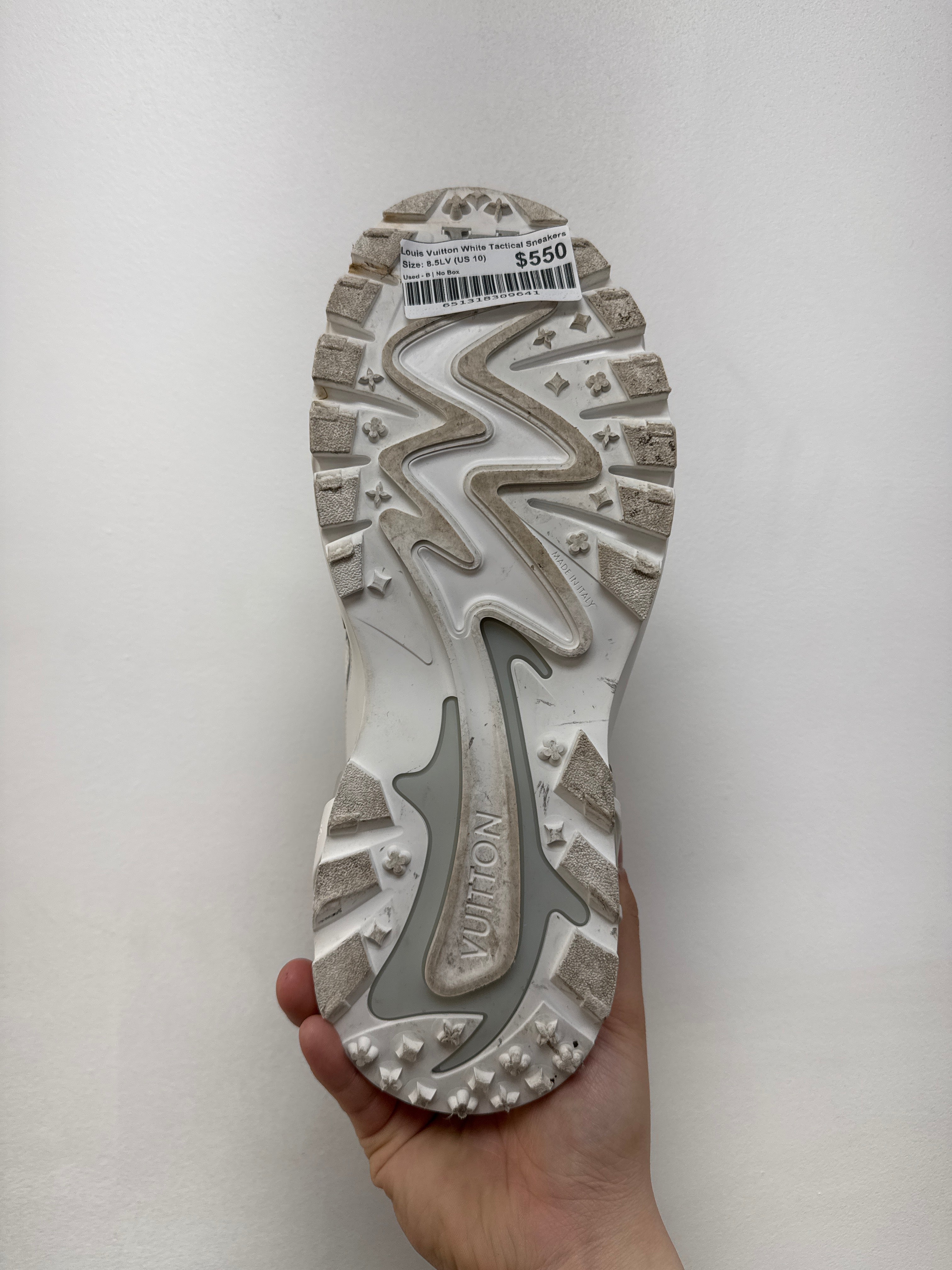 Louis Vuitton White Tactical Sneakers