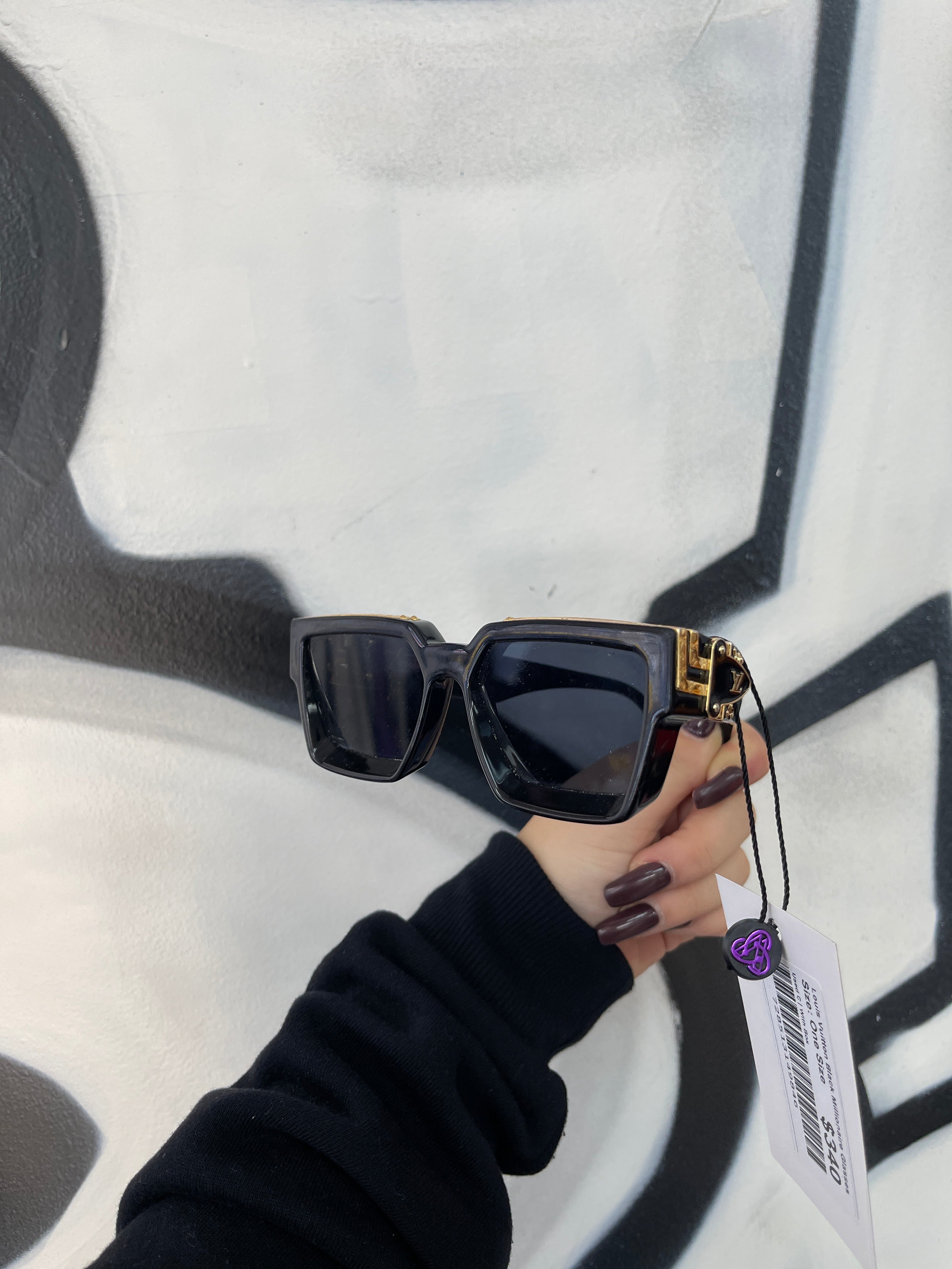 Louis Vuitton Black Millionaire Glasses