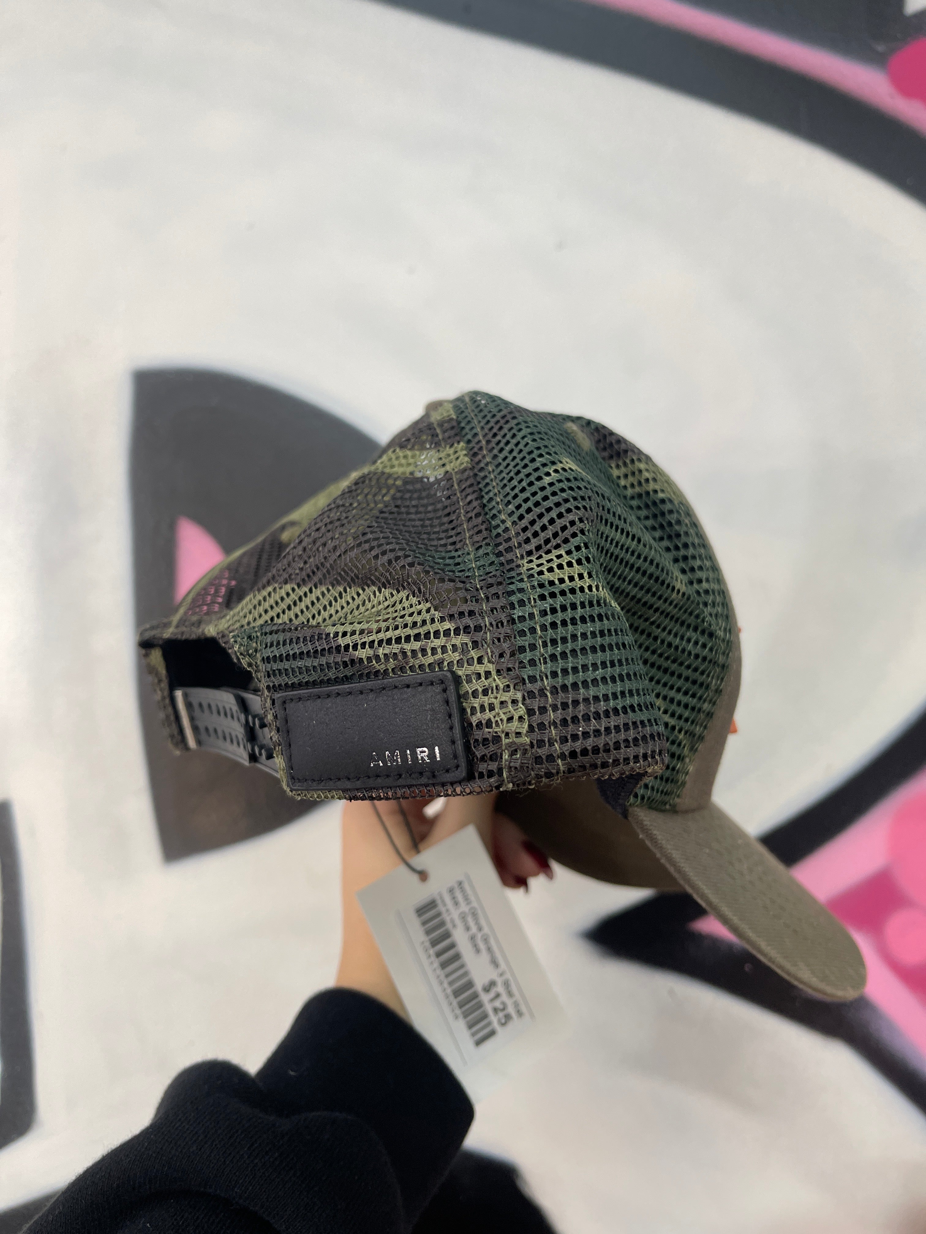 Amiri Olive Orange 3 Star Hat