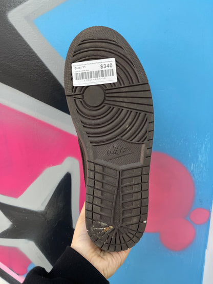 Nike Jordan 1 Low Travis Scott Velvet Brown Sneakers