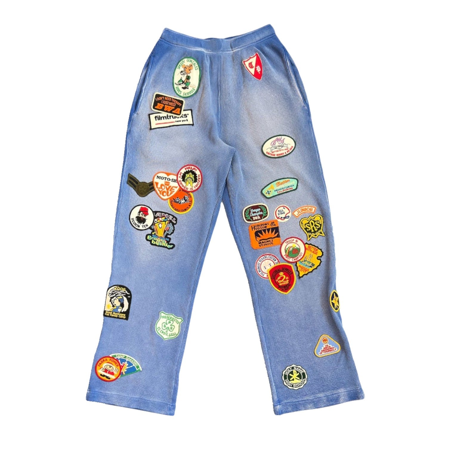Better With Age 'Gentlemen's Waffle' Blue Sweats