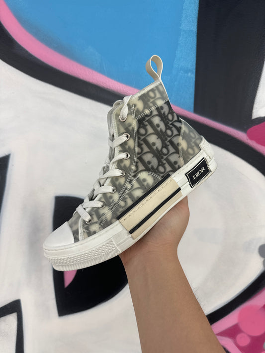 Dior B23 High White Monogram Lightly Worn With Box