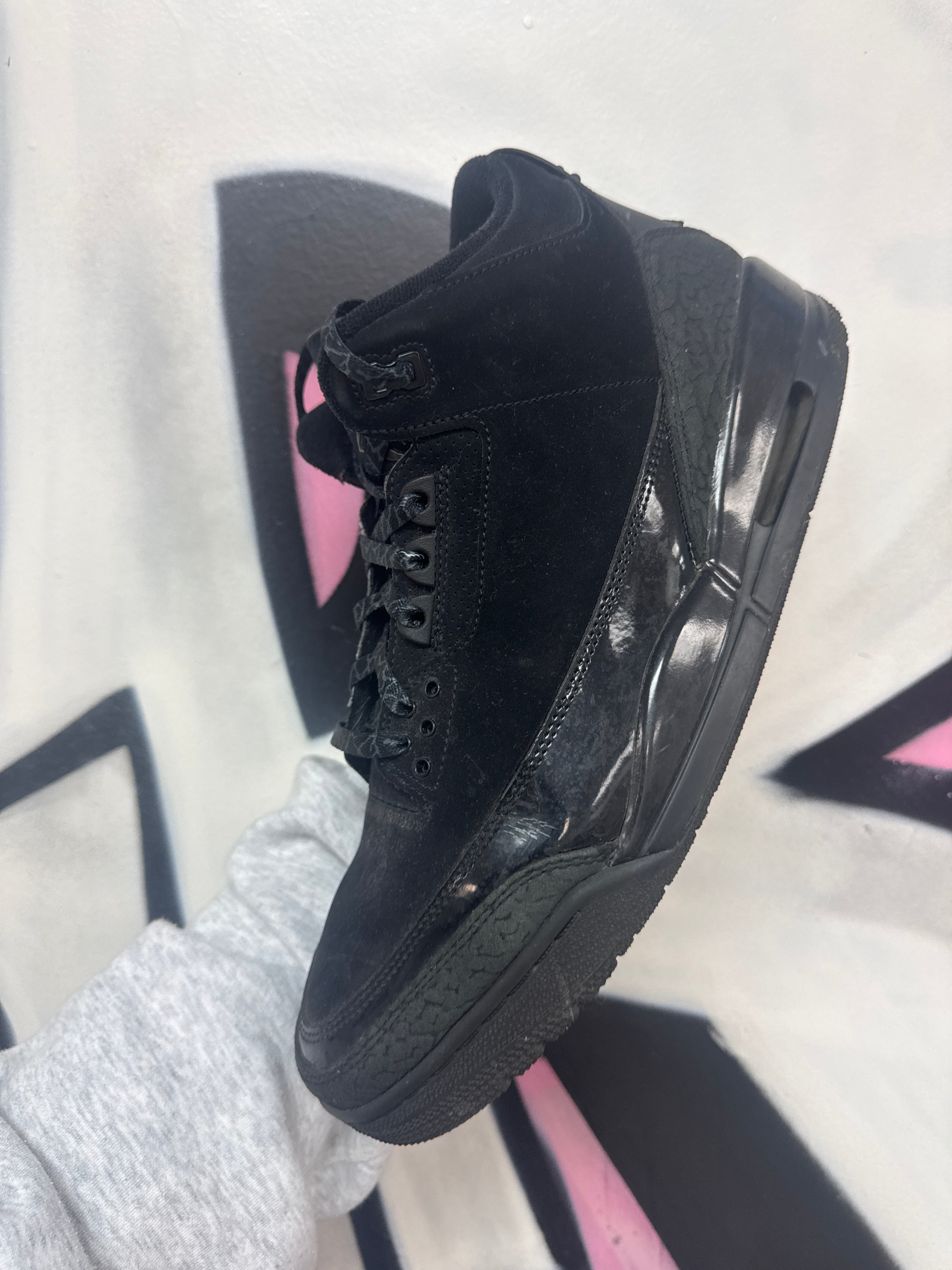 Nike Jordan 3 Black Cat Sneakers