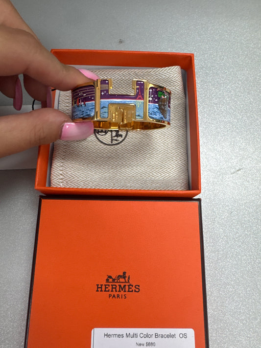 Hermes Multi Color Bracelet  New OS With Box