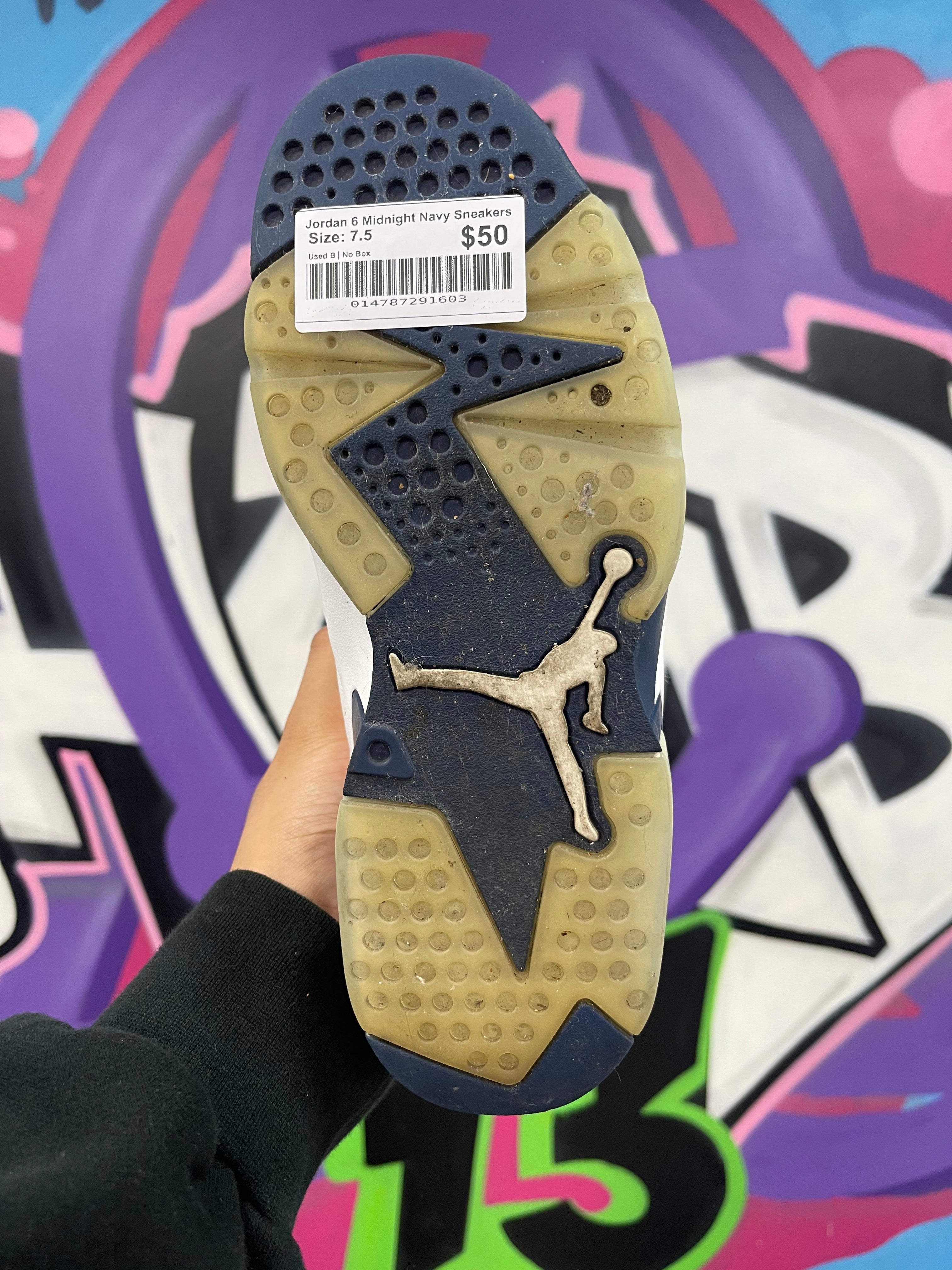 Jordan 6 Midnight Navy Sneakers