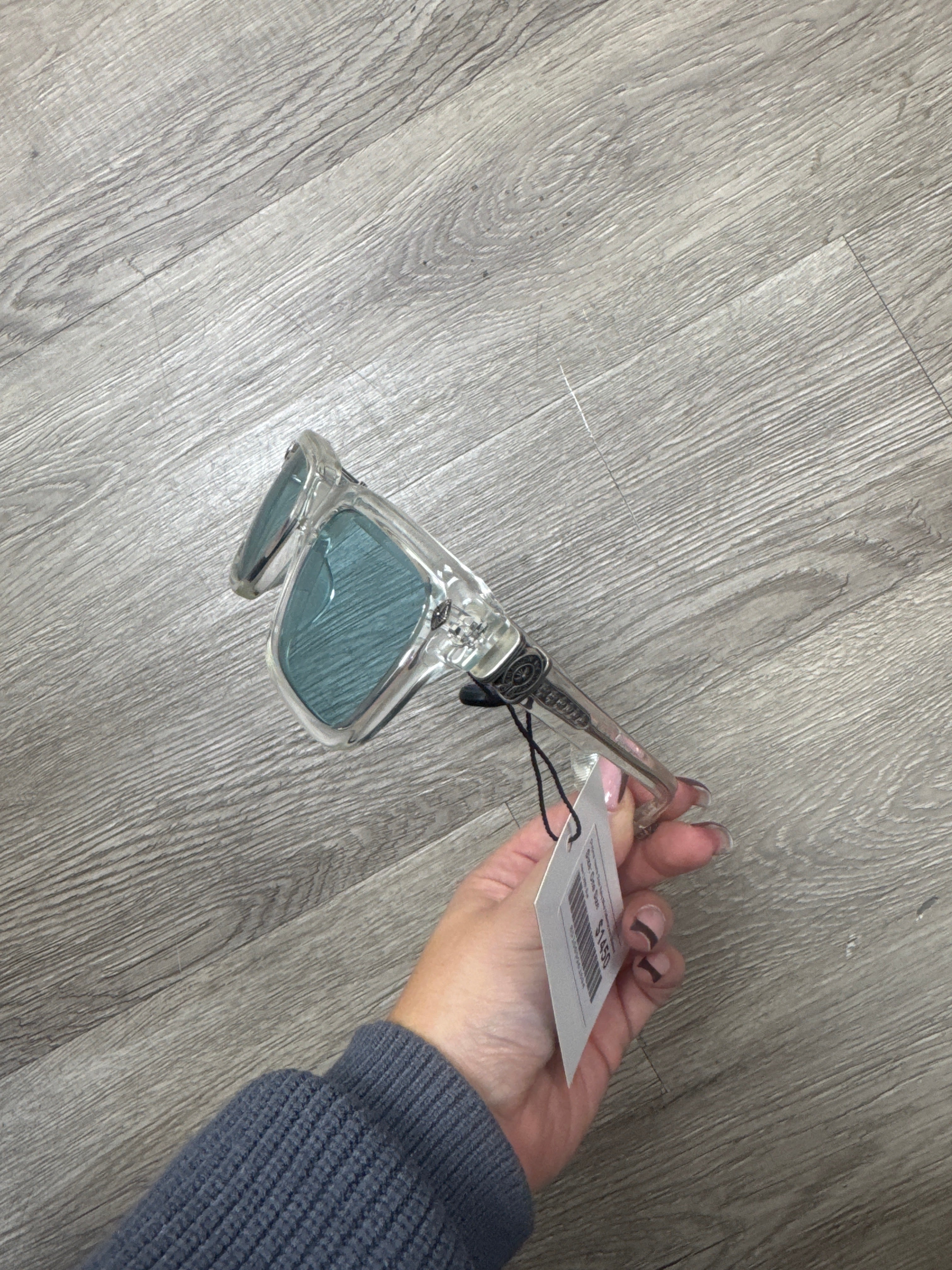 Chrome Hearts Clear Baby Blue Hallamanass Glasses