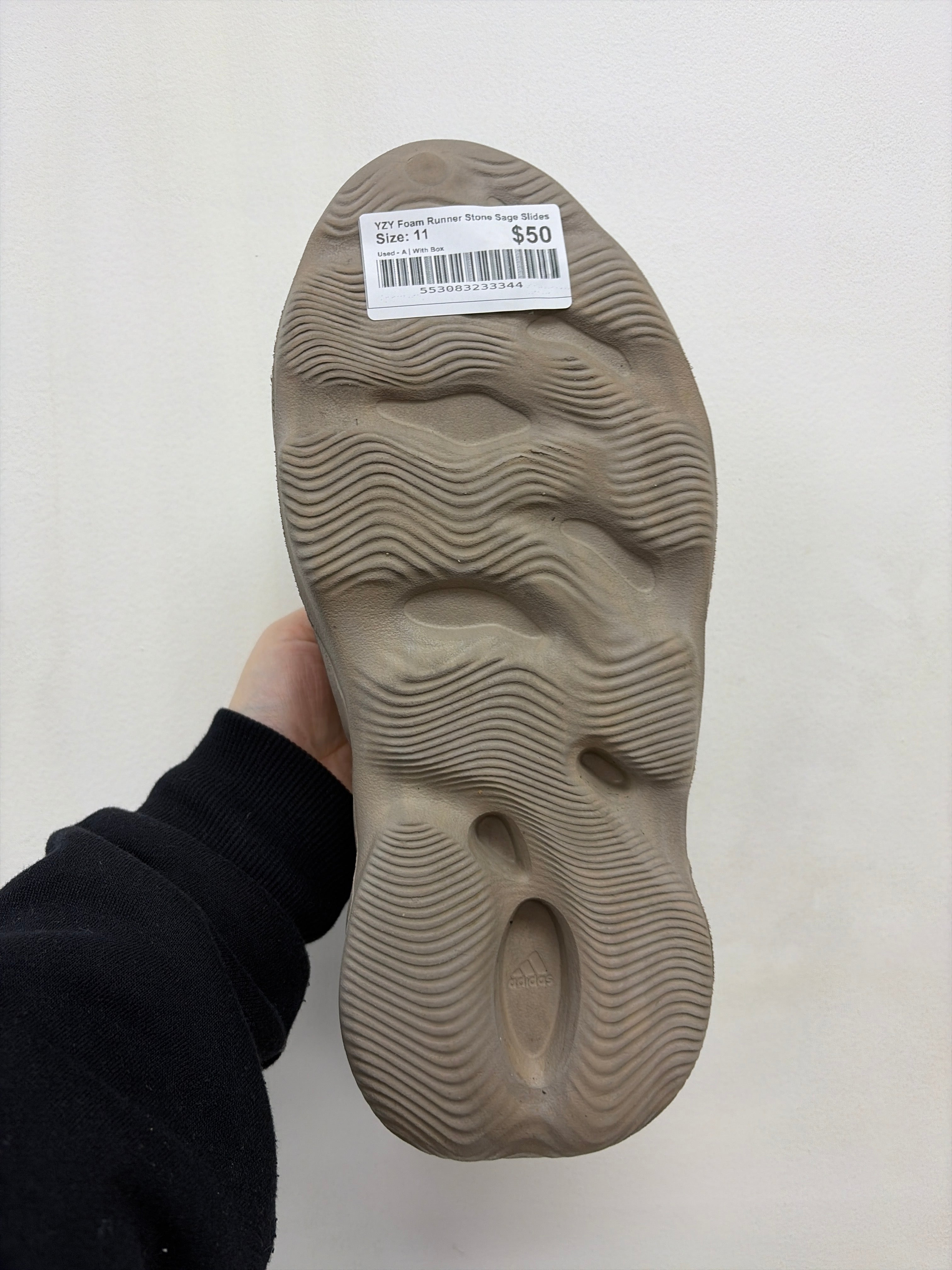 YZY Foam Runner Stone Sage Slides