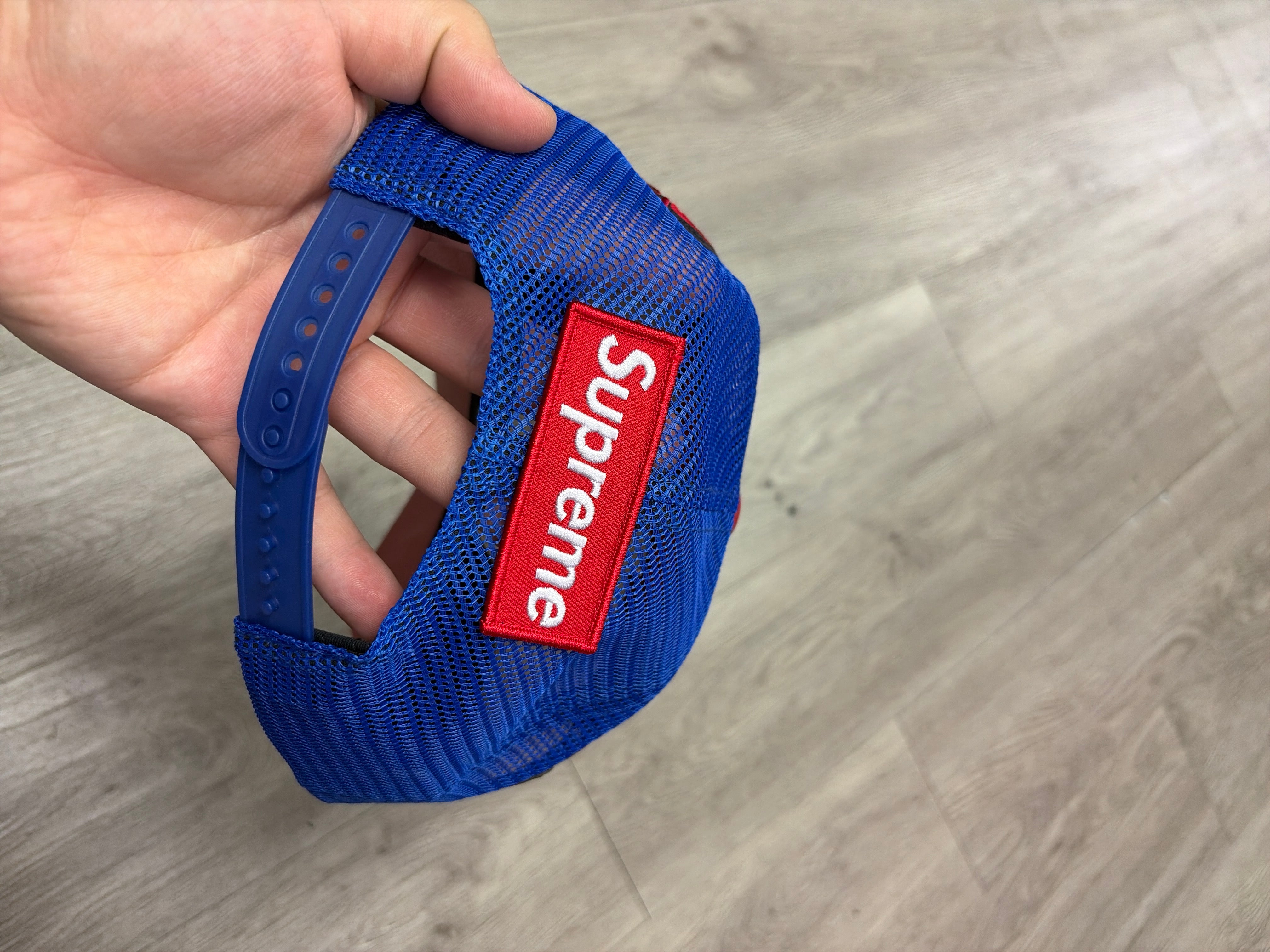 Supreme x Vanson x Spiderman Mesh Red 6 Panel Hat