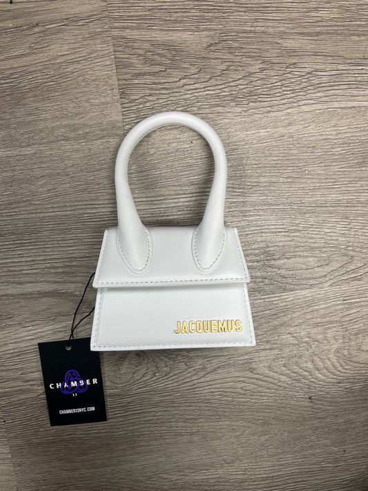 Jacquemus Mini Leather White Crossbody Bag