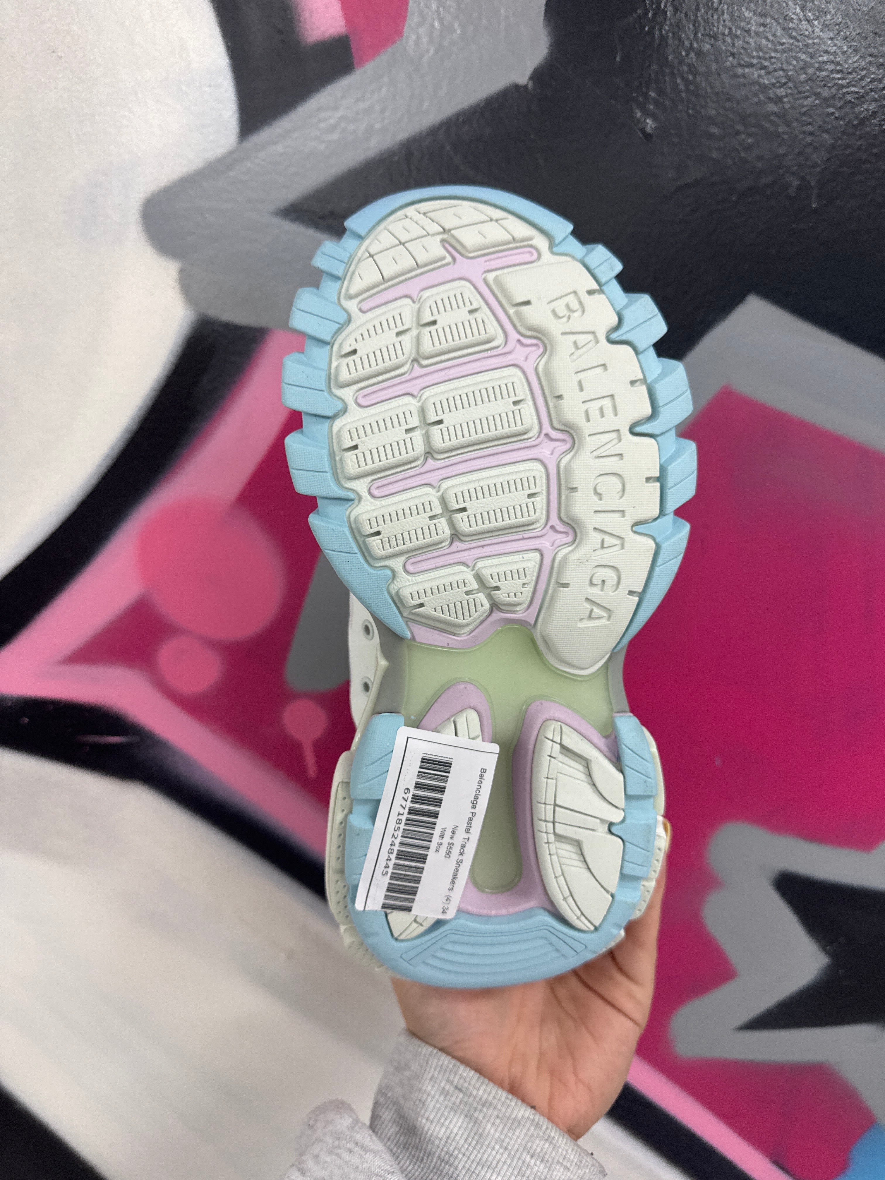 Balenciaga Pastel Track Sneakers  (4) New With Box