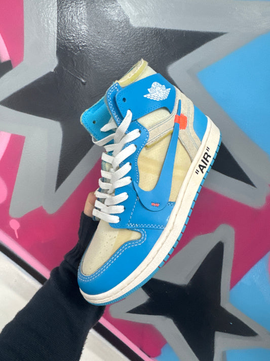 Nike x Off-White Jordan 1 UNC Used 6.5 No Box