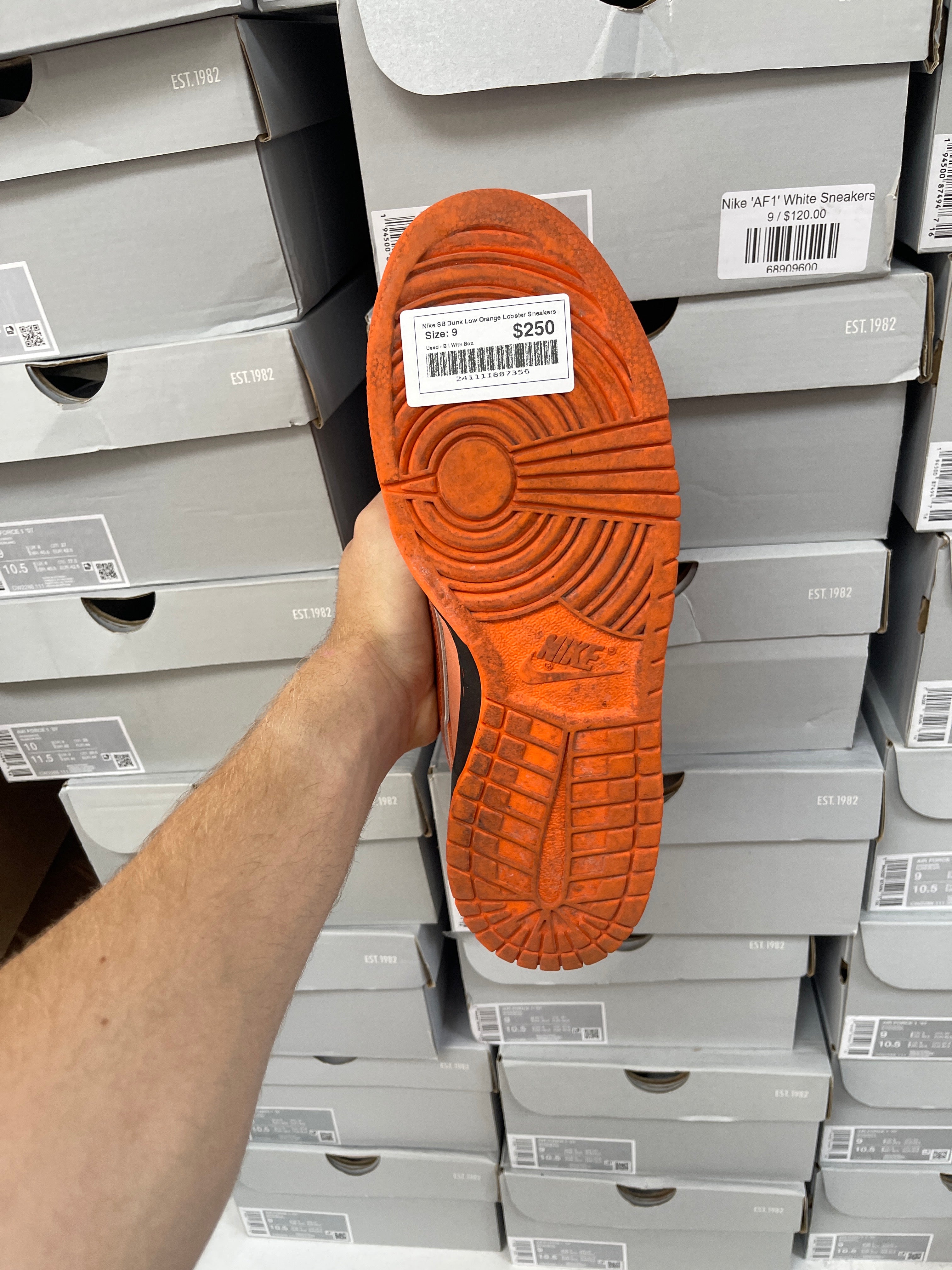 Nike SB Dunk Low Orange Lobster Sneakers