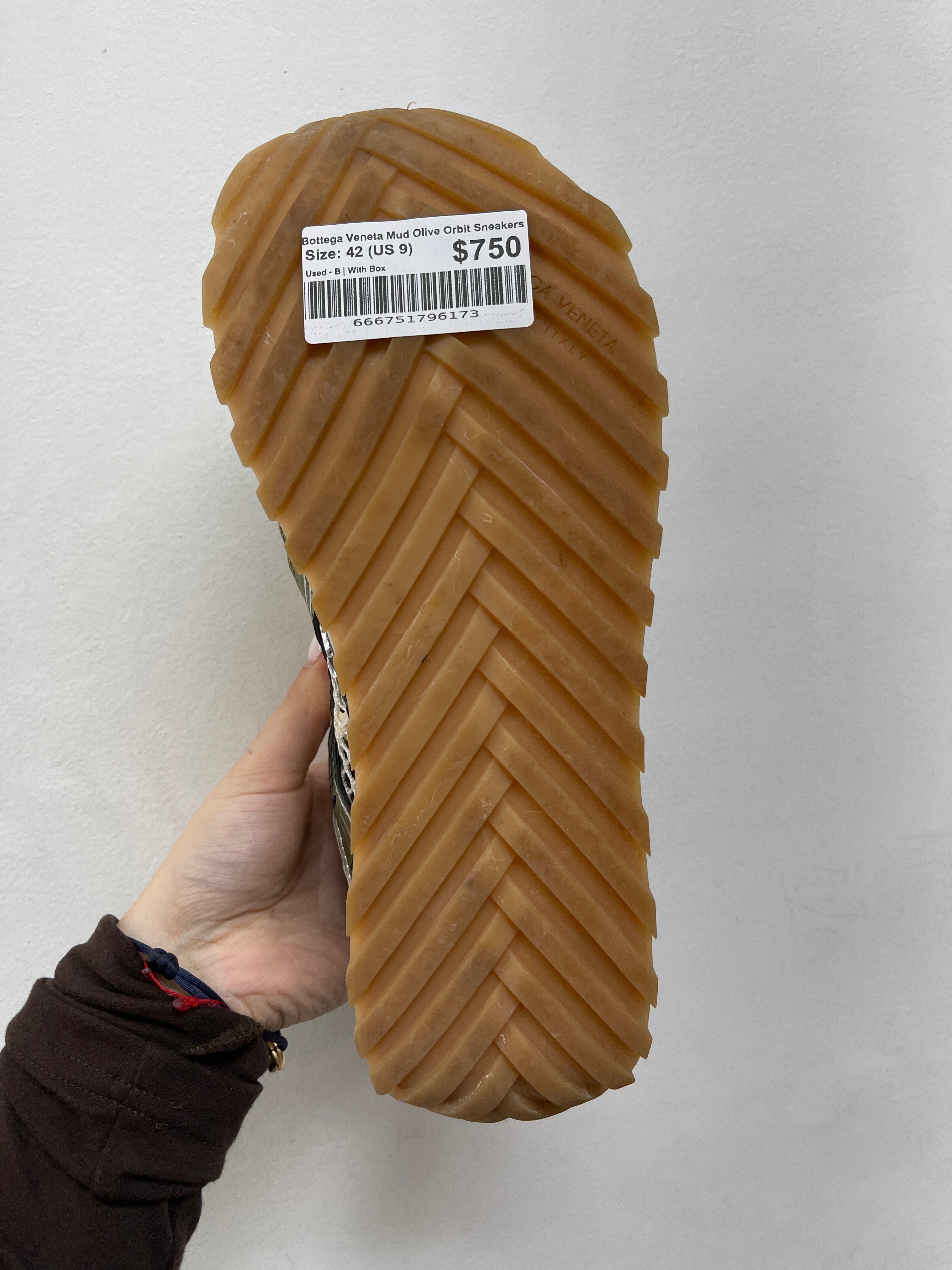 Bottega Veneta Mud Olive Orbit Sneakers