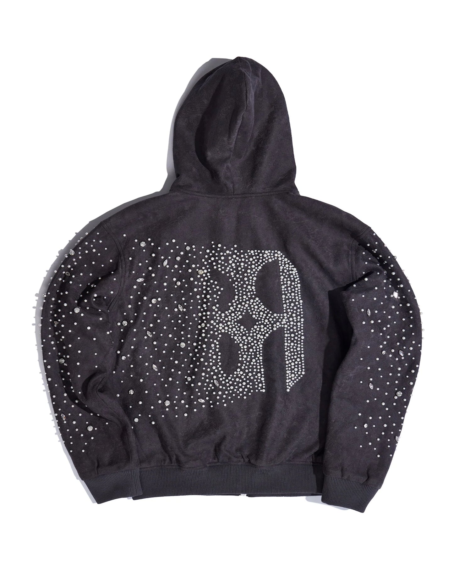 Birth Of Royal Child "Cashew Blossom Pearl" Black Hoodie