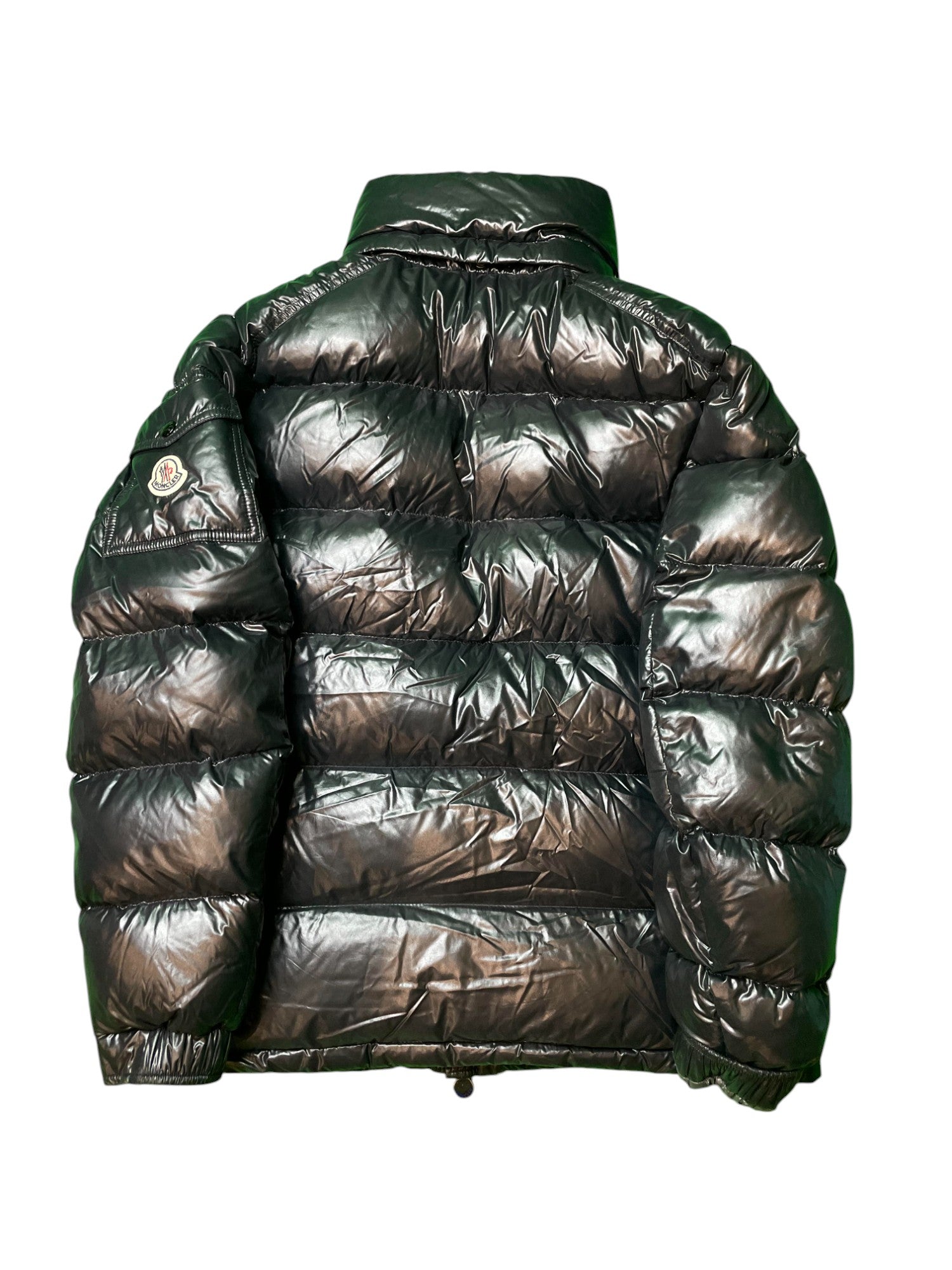 Moncler "Maya" Black Puffer Coat