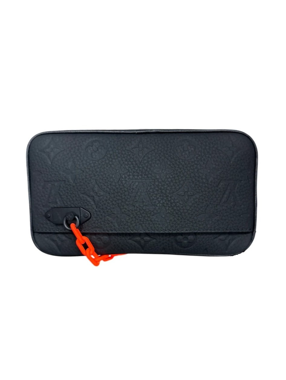 Louis Vuitton "Virgil Monogram Eclipse" Black Bag