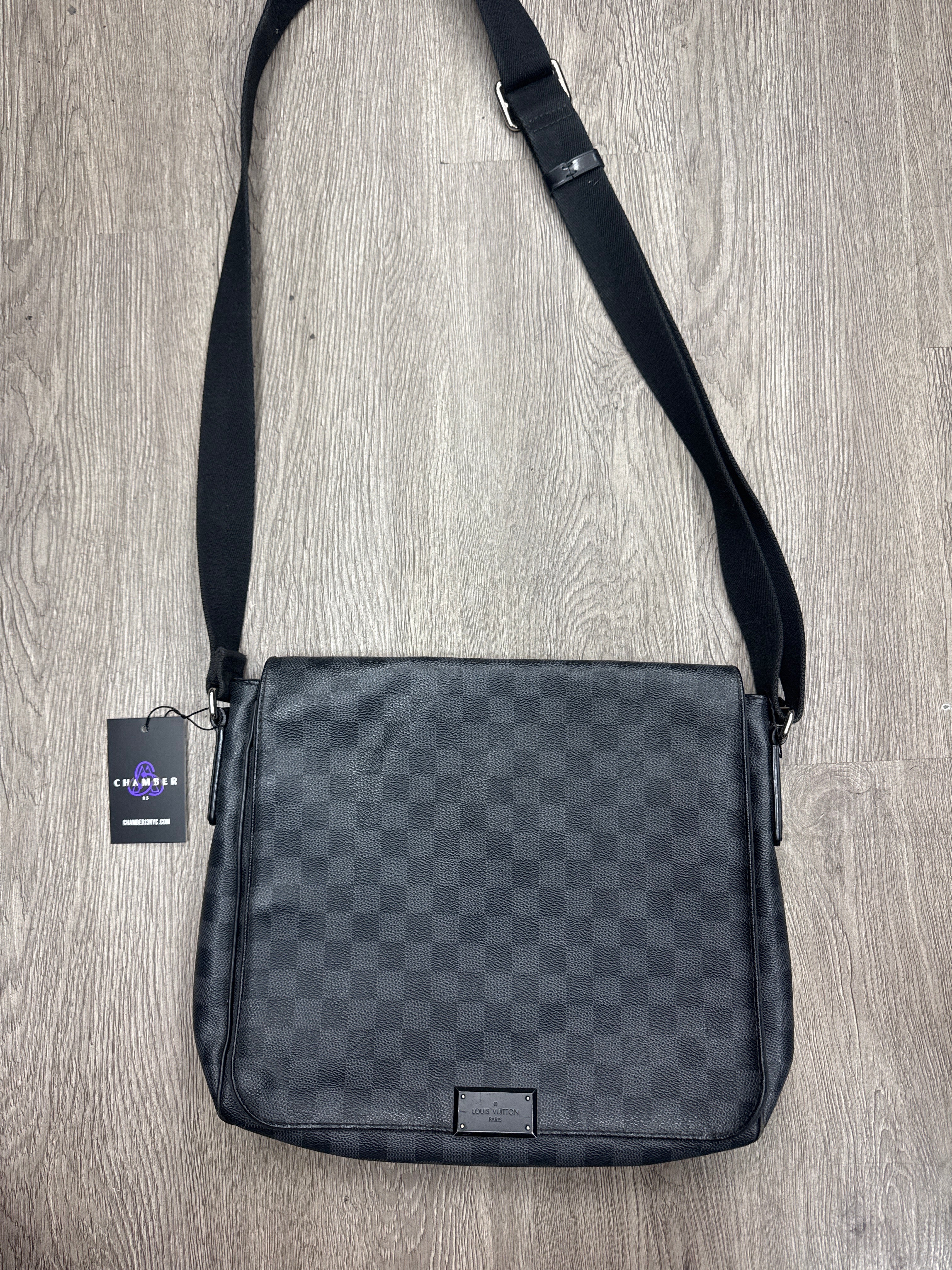 Louis Vuitton Black Damier Graphite Bag