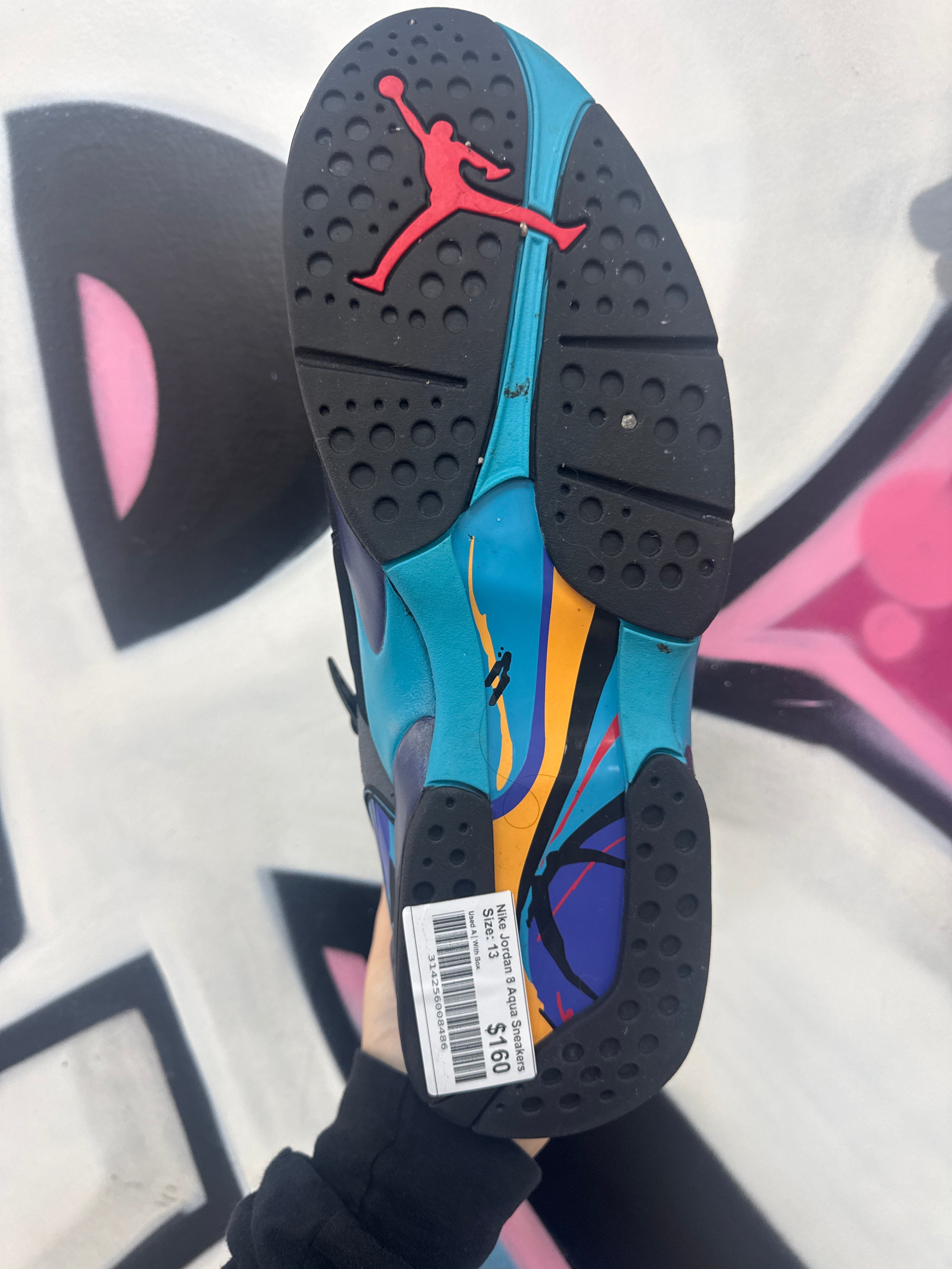Nike Jordan 8 Aqua Sneakers