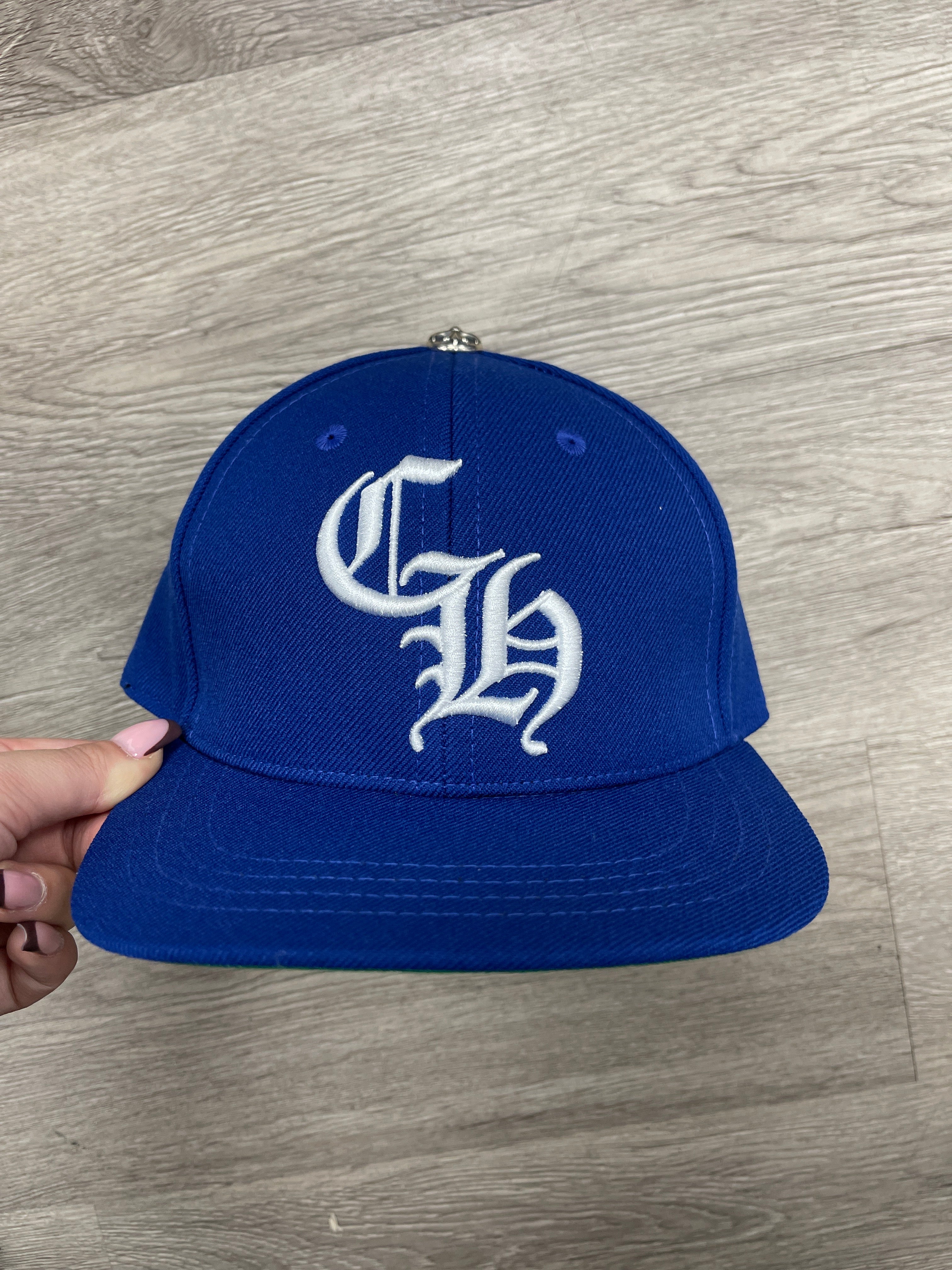 Chrome Hearts Blue White Baseball Trucker Cap