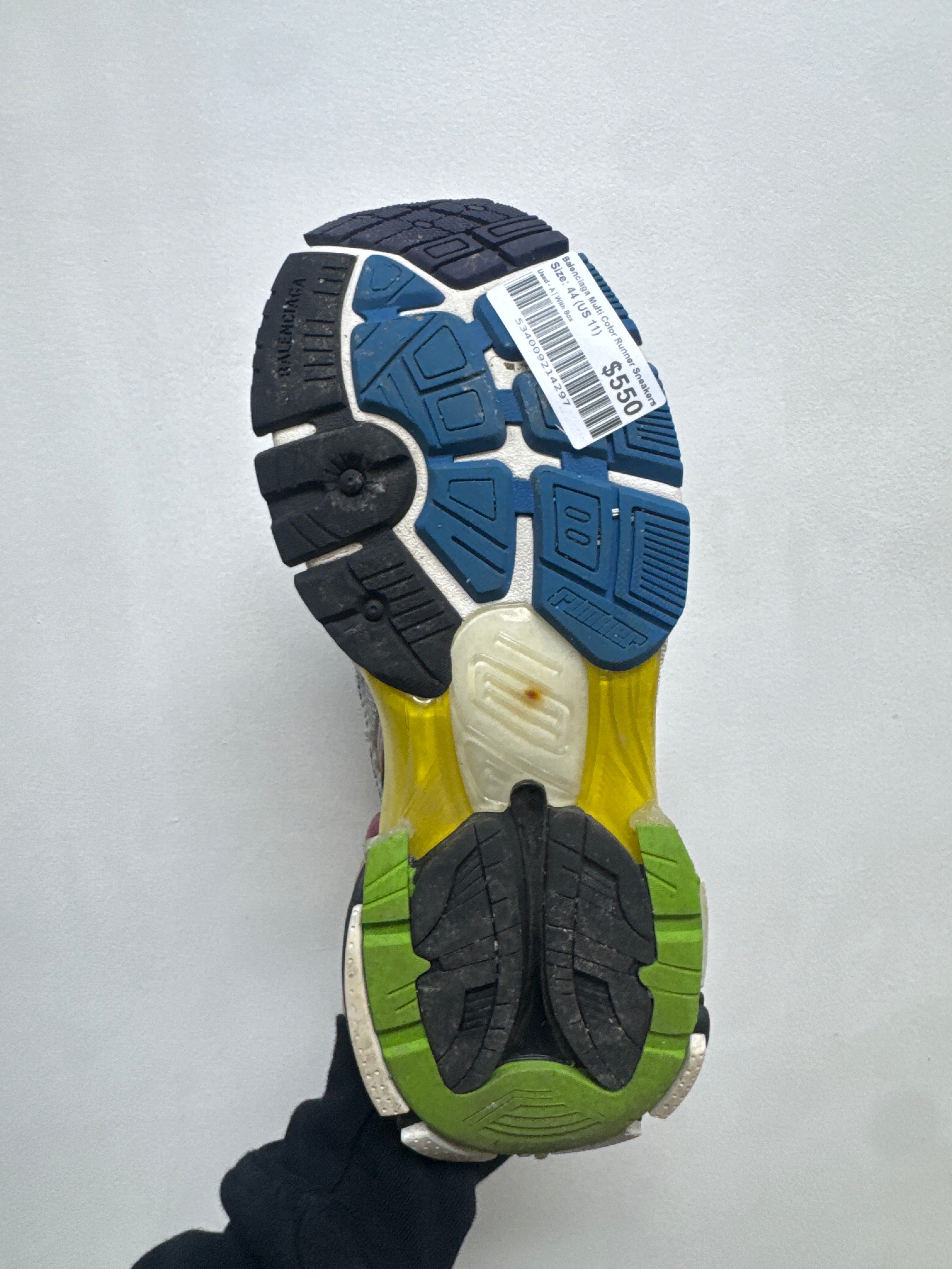 Balenciaga Multi Color Runner Sneakers