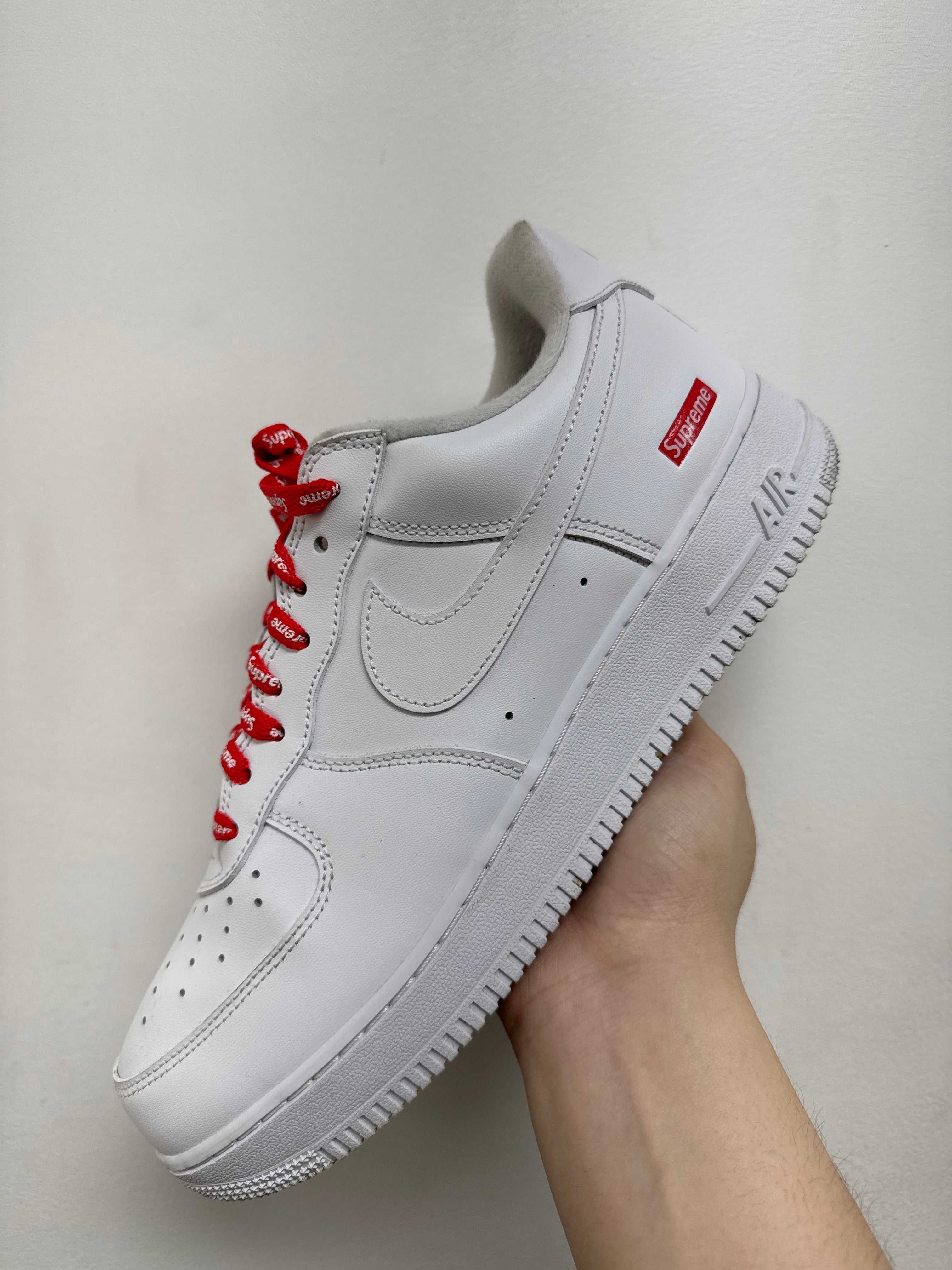 Nike AF1 Supreme White Sneakers