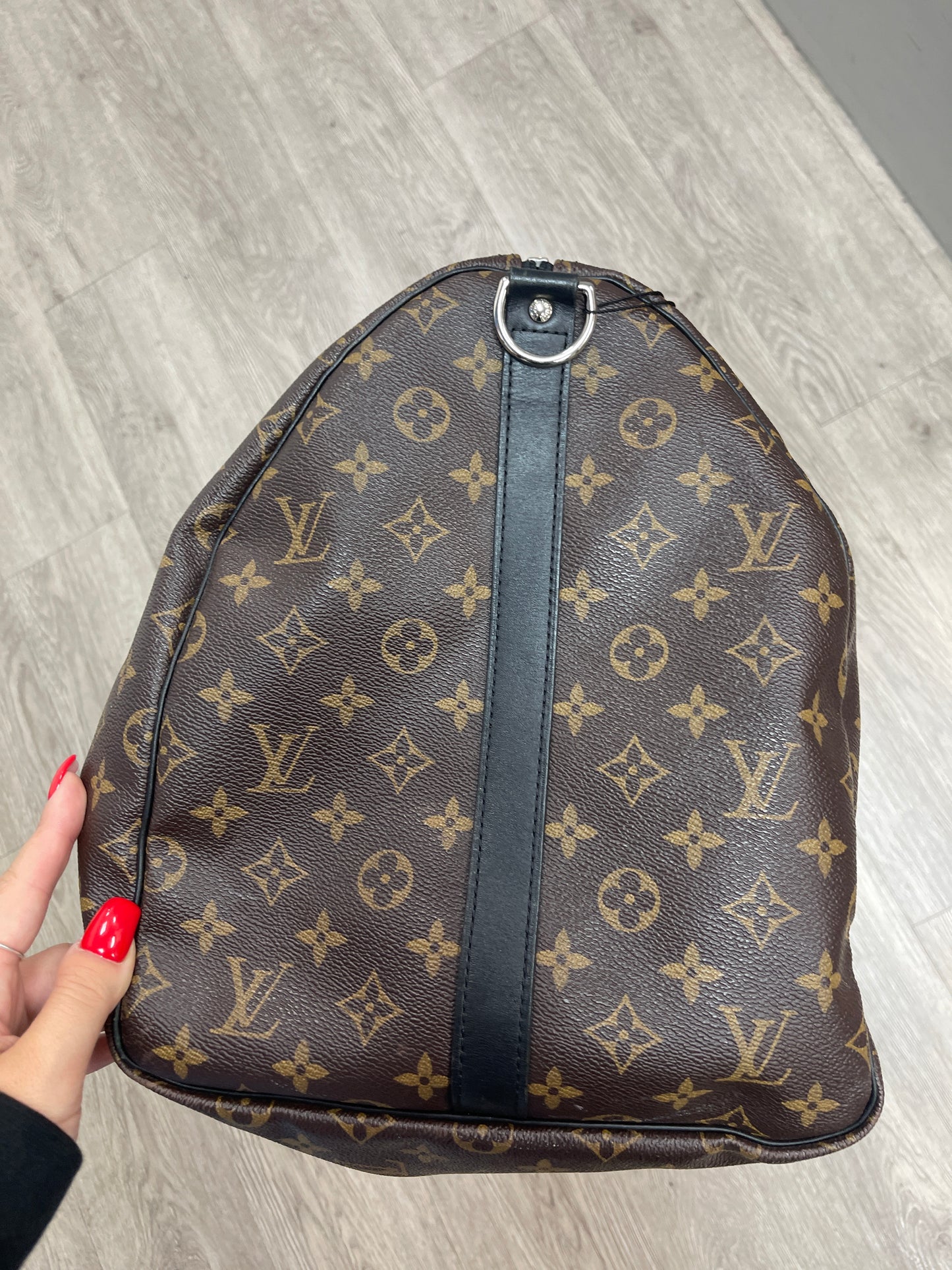 Louis Vuitton Brown Black 55 Keep All Bag
