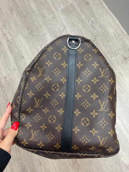 Louis Vuitton Brown Black 55 Keep All Bag