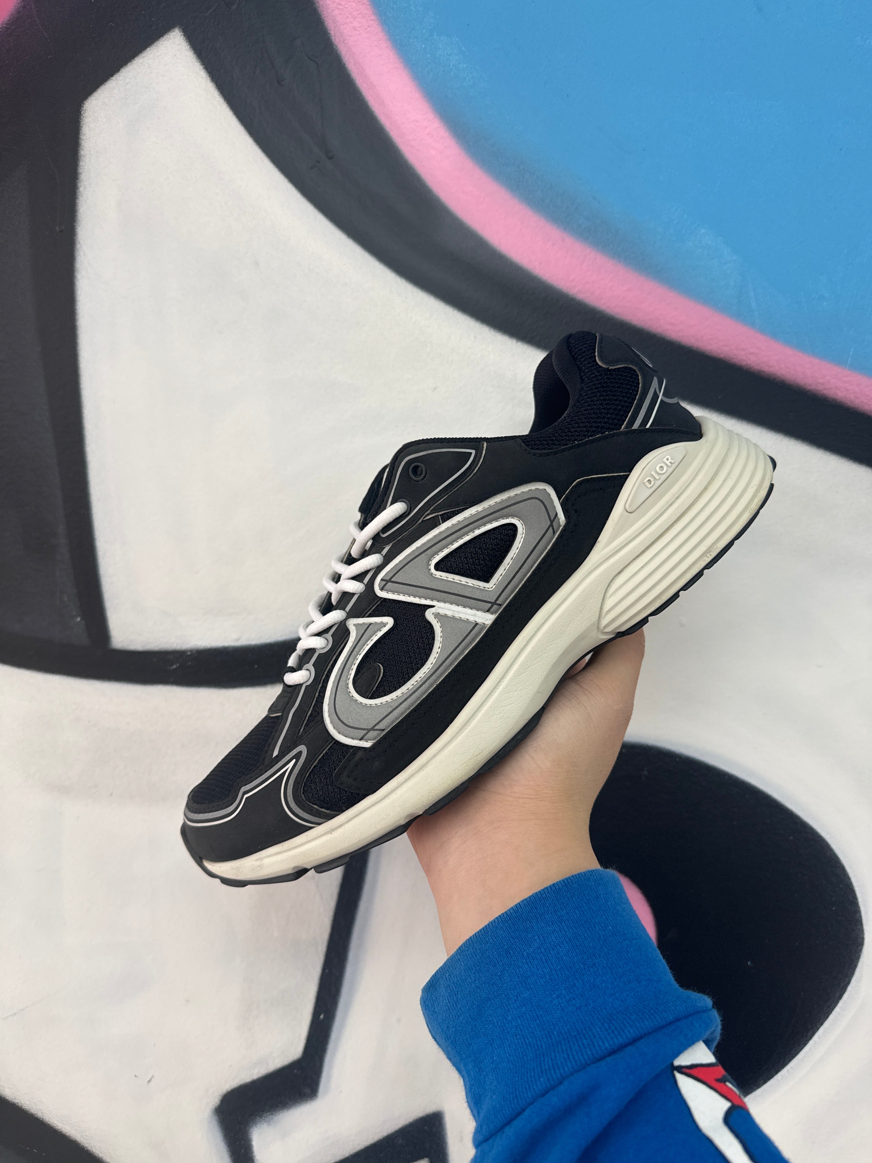 Dior B30 Black White Sneakers