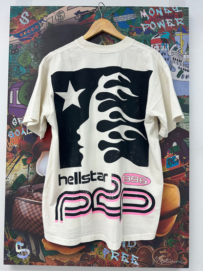 Hellstar Tee Sport Logo Cream Pink