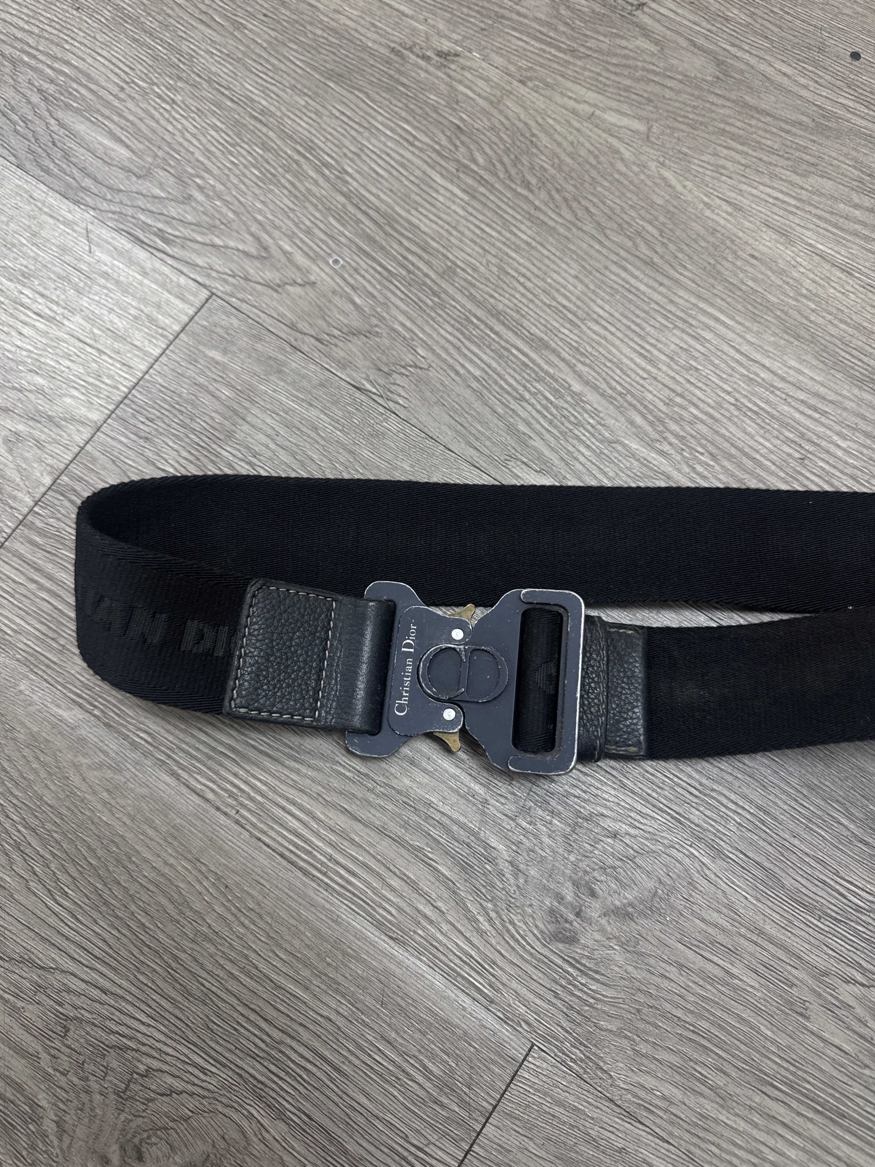 Dior Black Stussy Saddle Bag