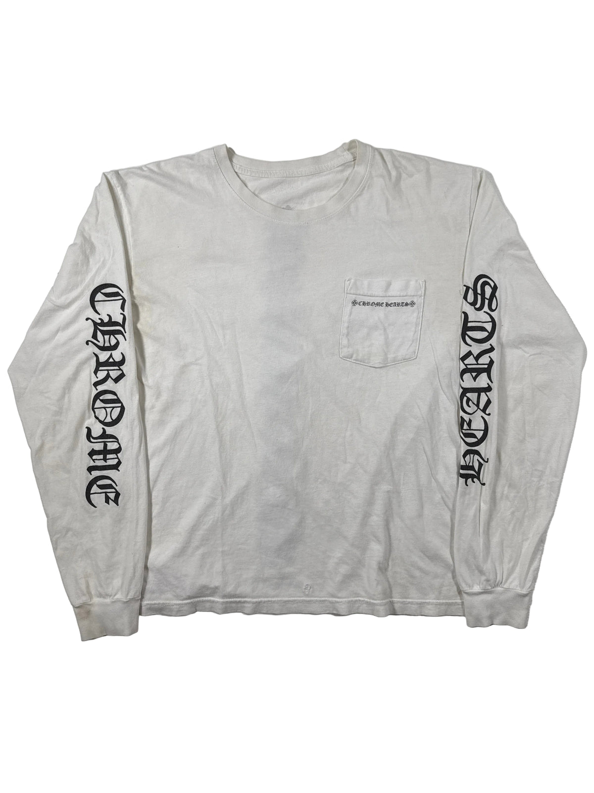 Chrome Hearts White Black Cemetery Spine Long Sleeve