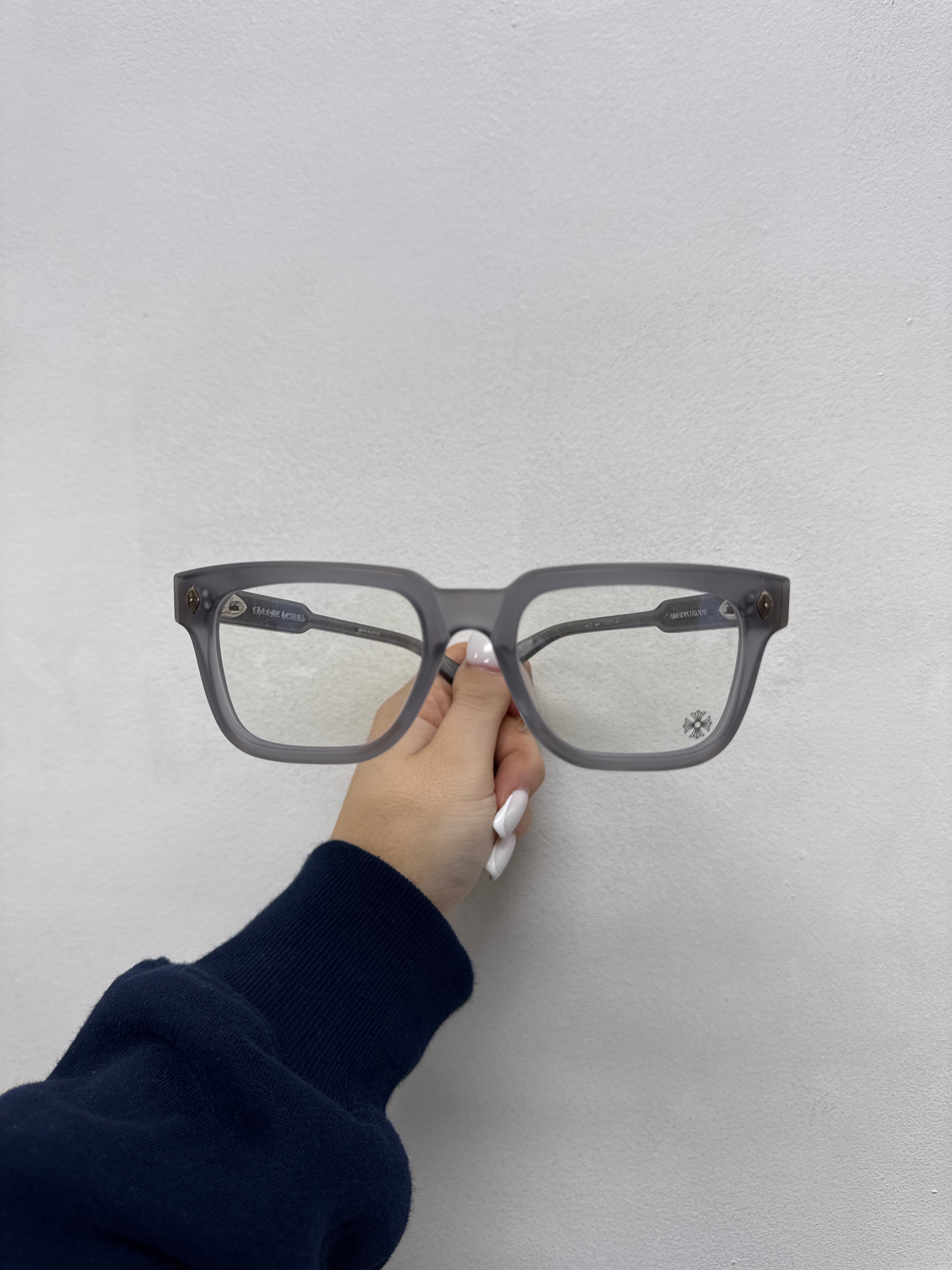 Chrome Hearts Grey Ambidixtrous Sunglasses