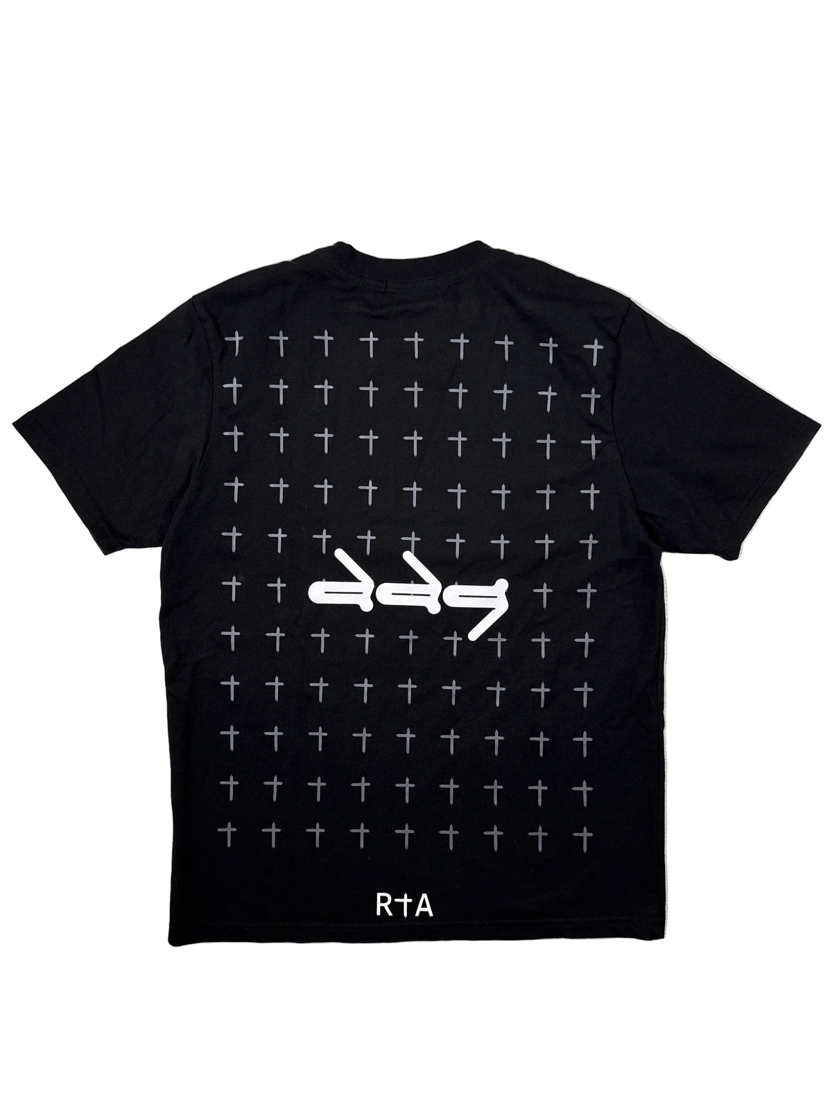 RTA Black Cross Tee