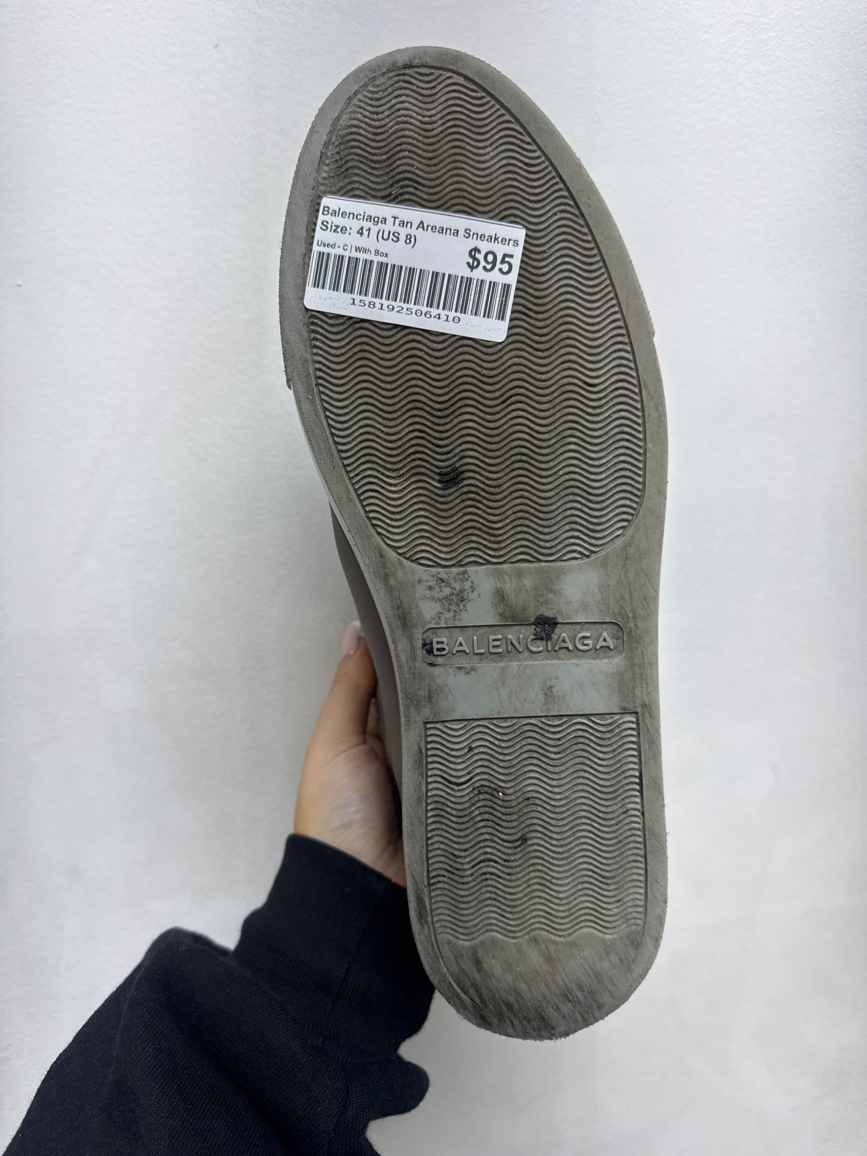 Balenciaga Tan Areana Sneakers