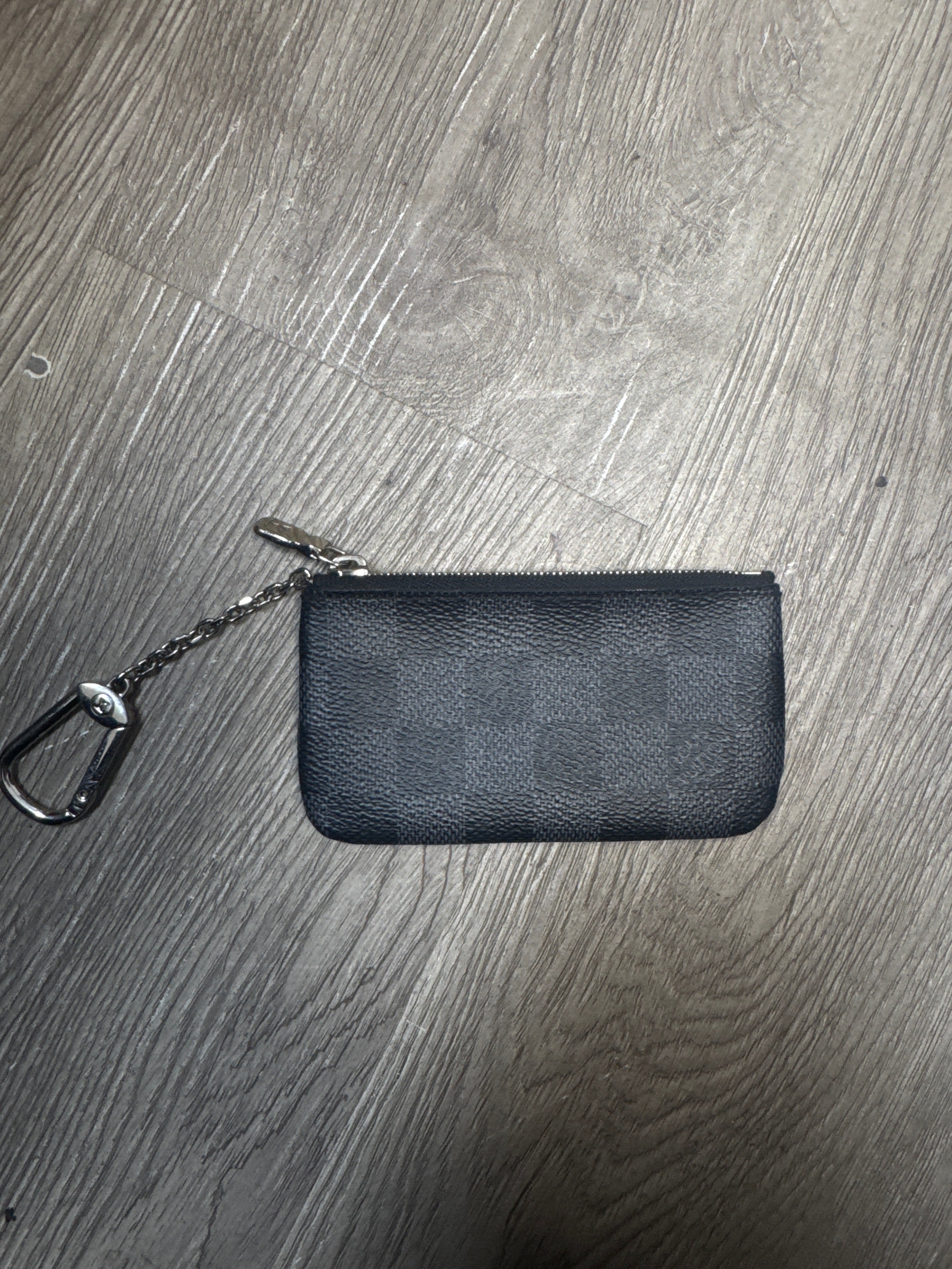 Louis Vuitton Black Damier Key Pouch Accessories