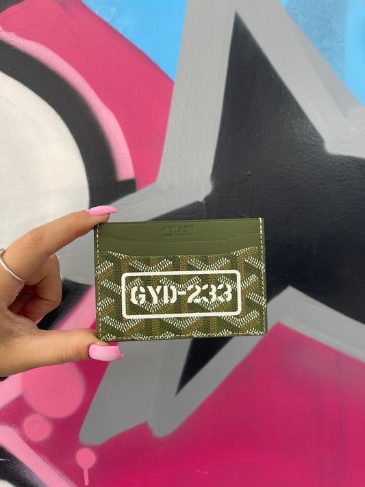 Goyard Cardholder Olive New OS With Box