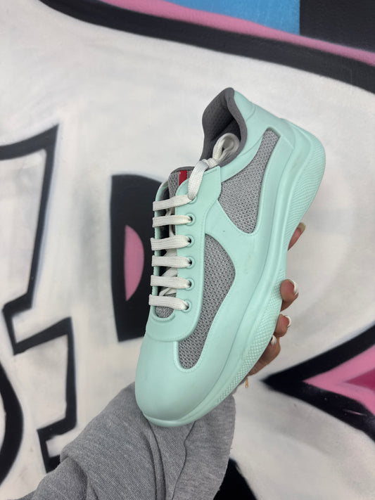 Prada Cup Sneakers Mint  Used