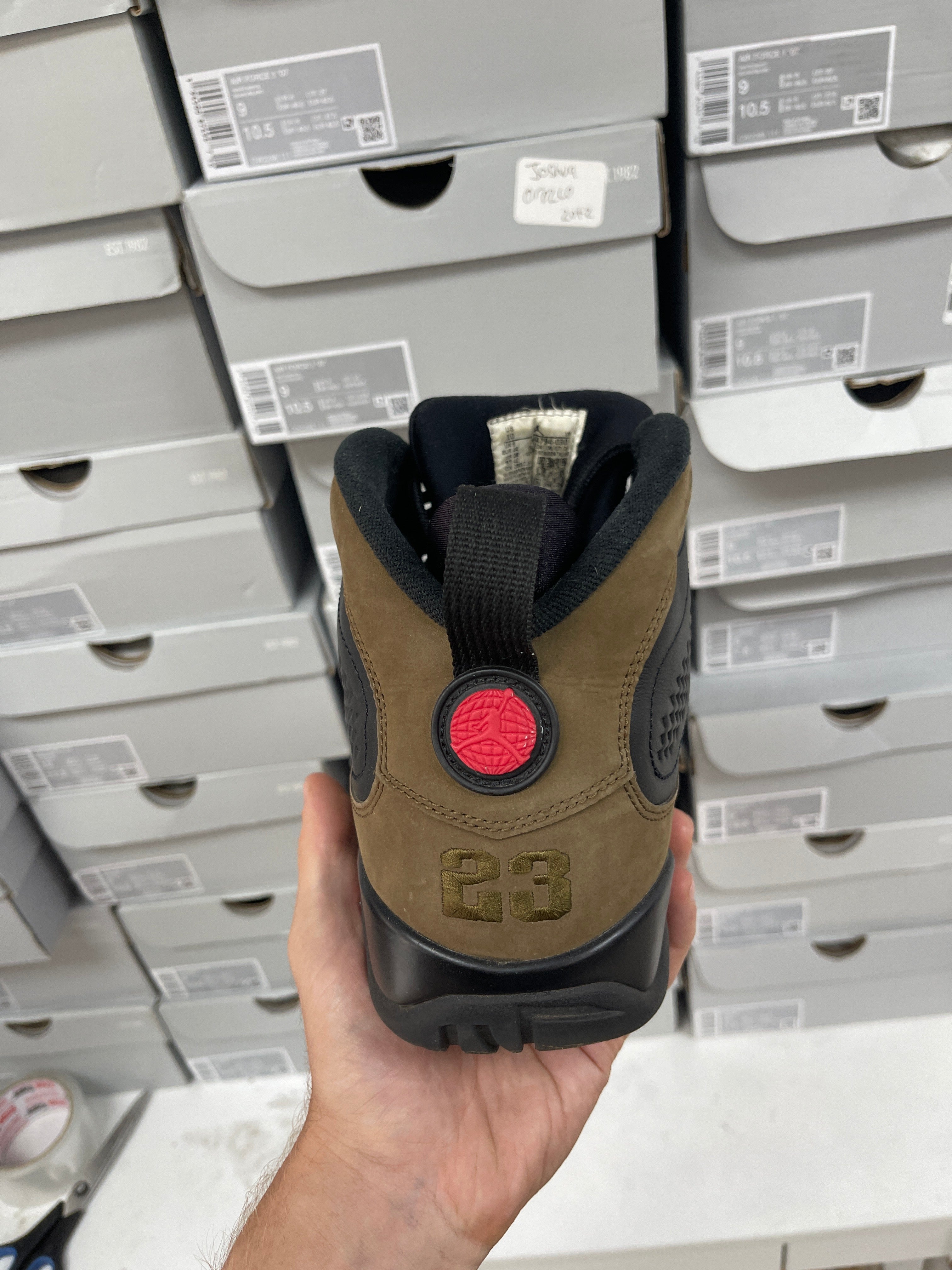 Jordan 9 Olive Sneakers