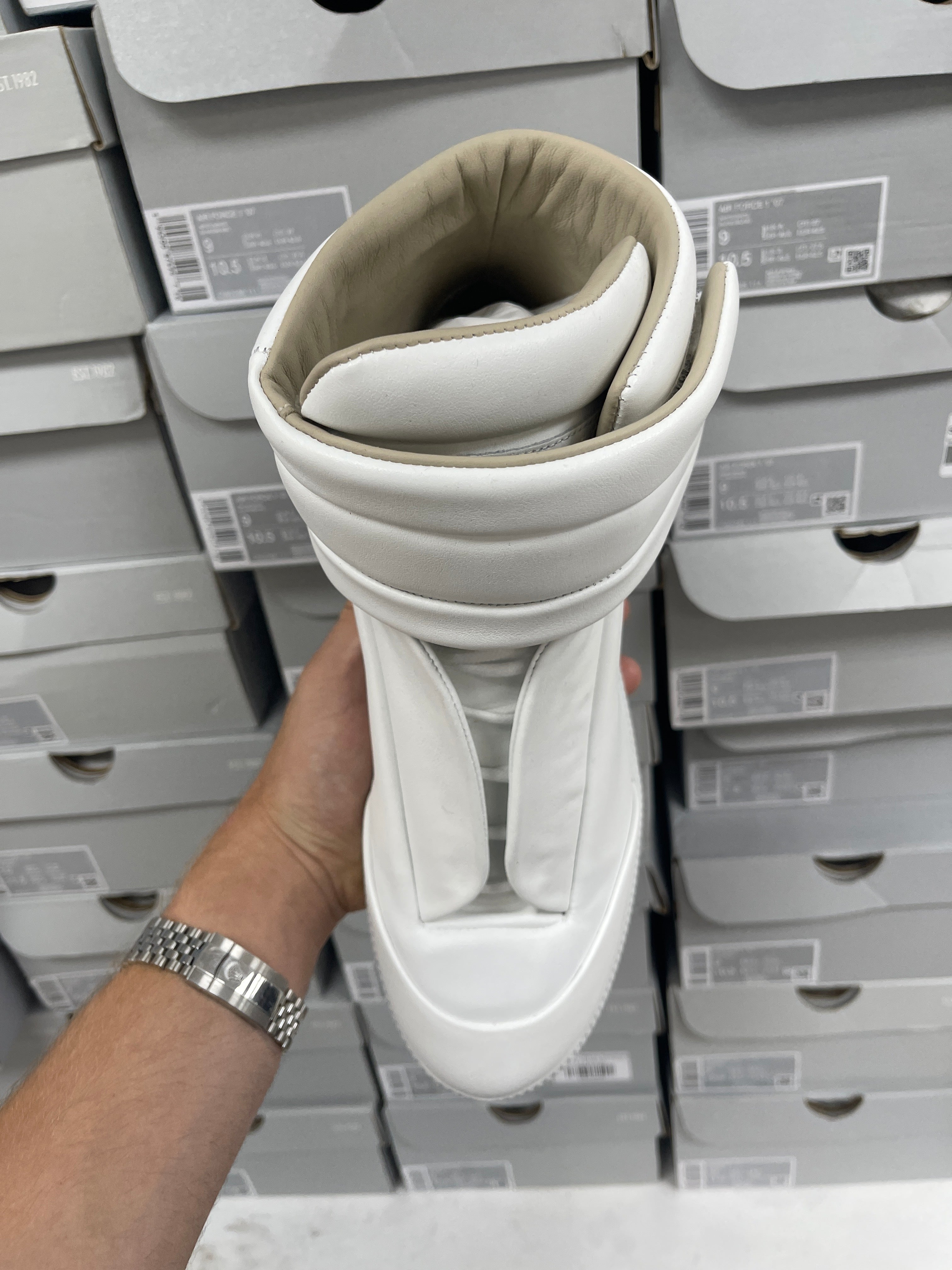 Maison Margiela White Future Hi Sneakers