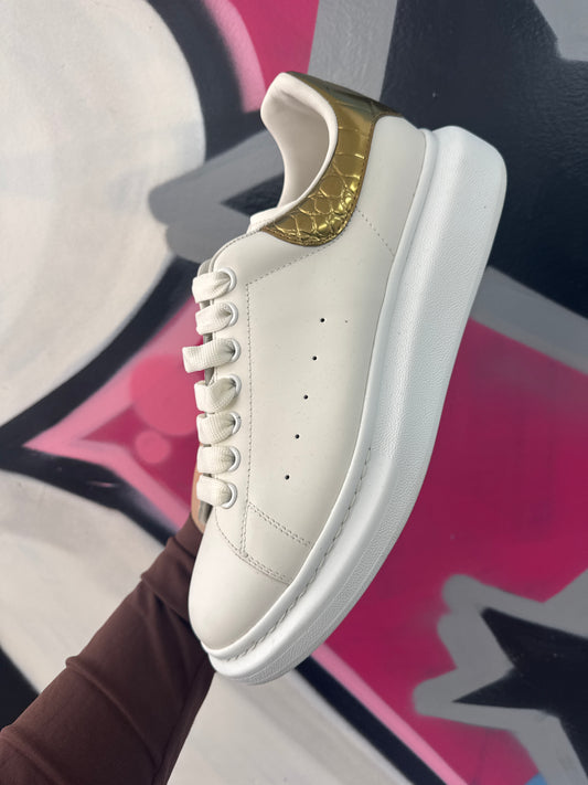Alexander mcqueen White Gold Sneakers