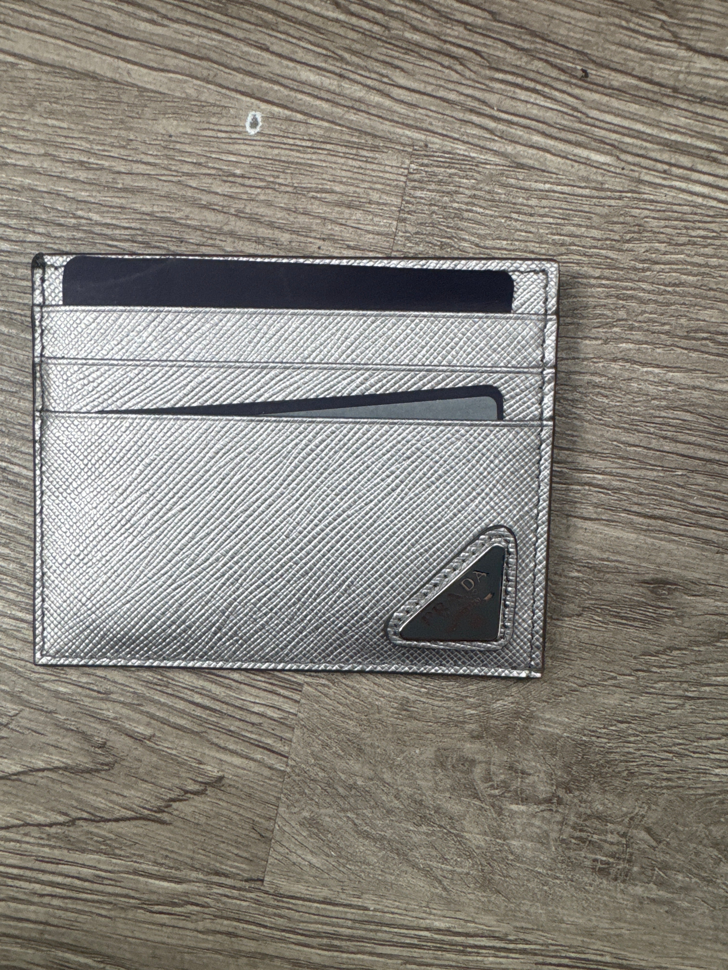 Prada Silver Cardhodler New