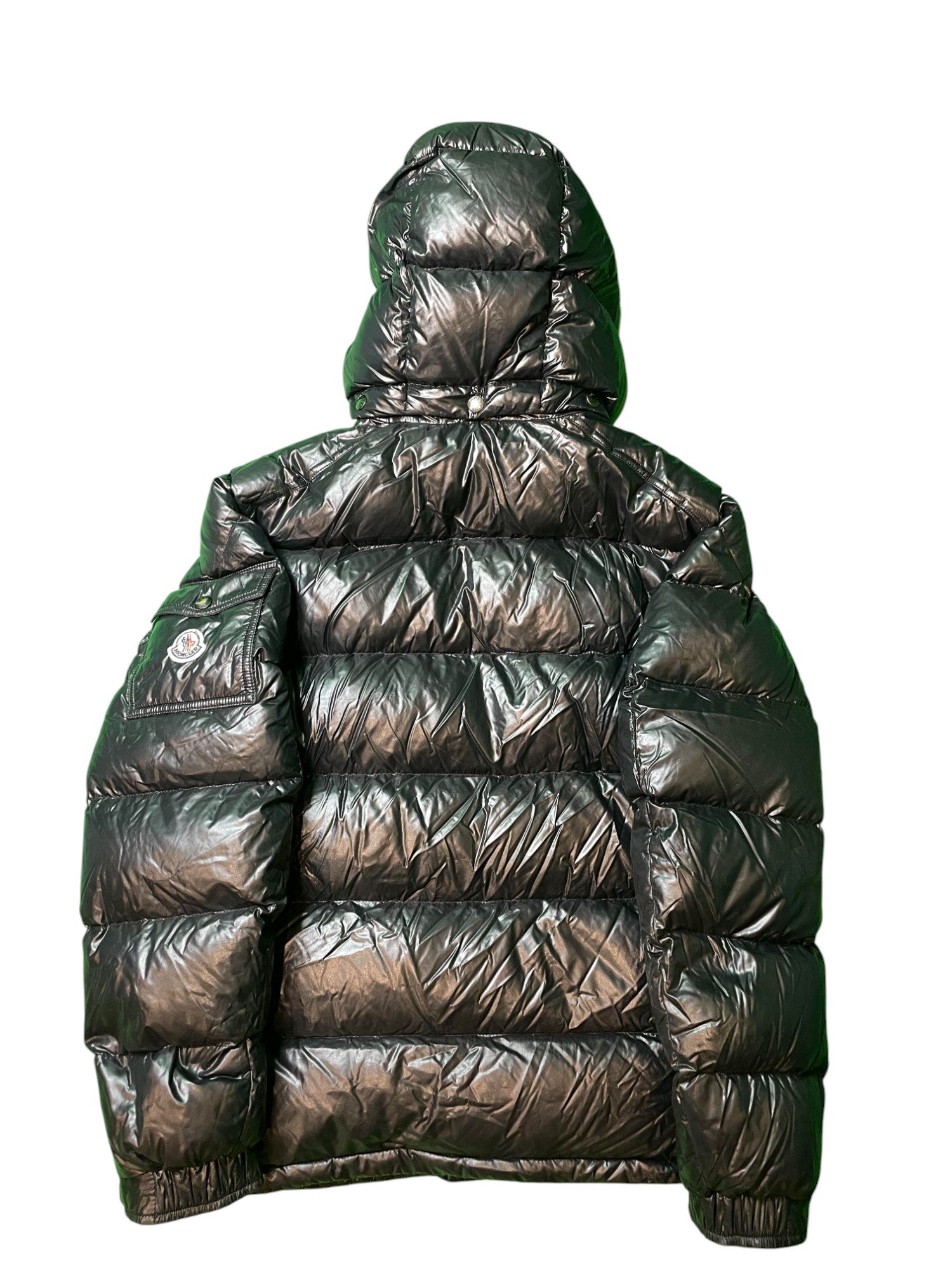 Moncler "Maya" Black Puffer Coat