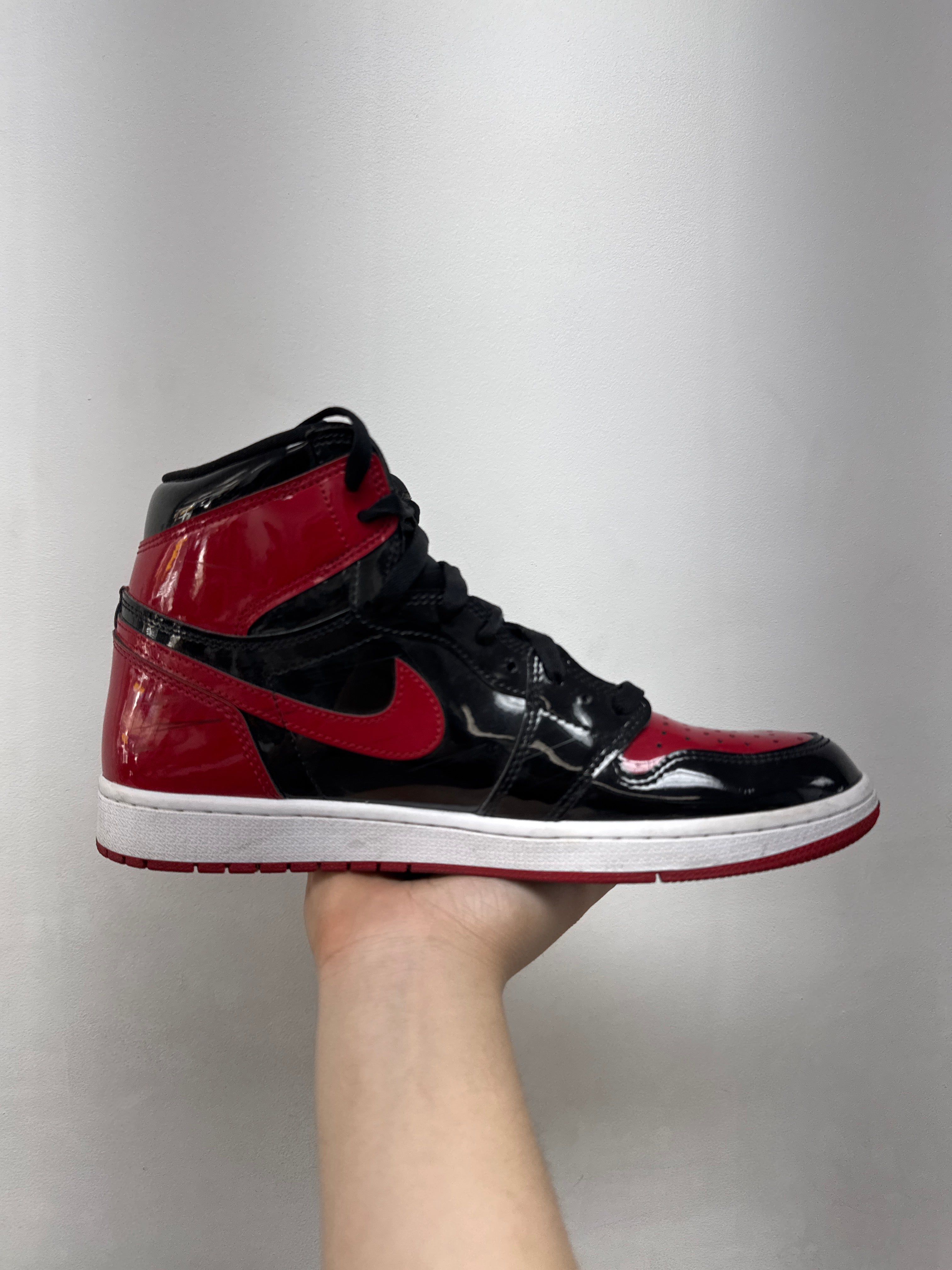 Jordan 1 Patent Bred Sneakers