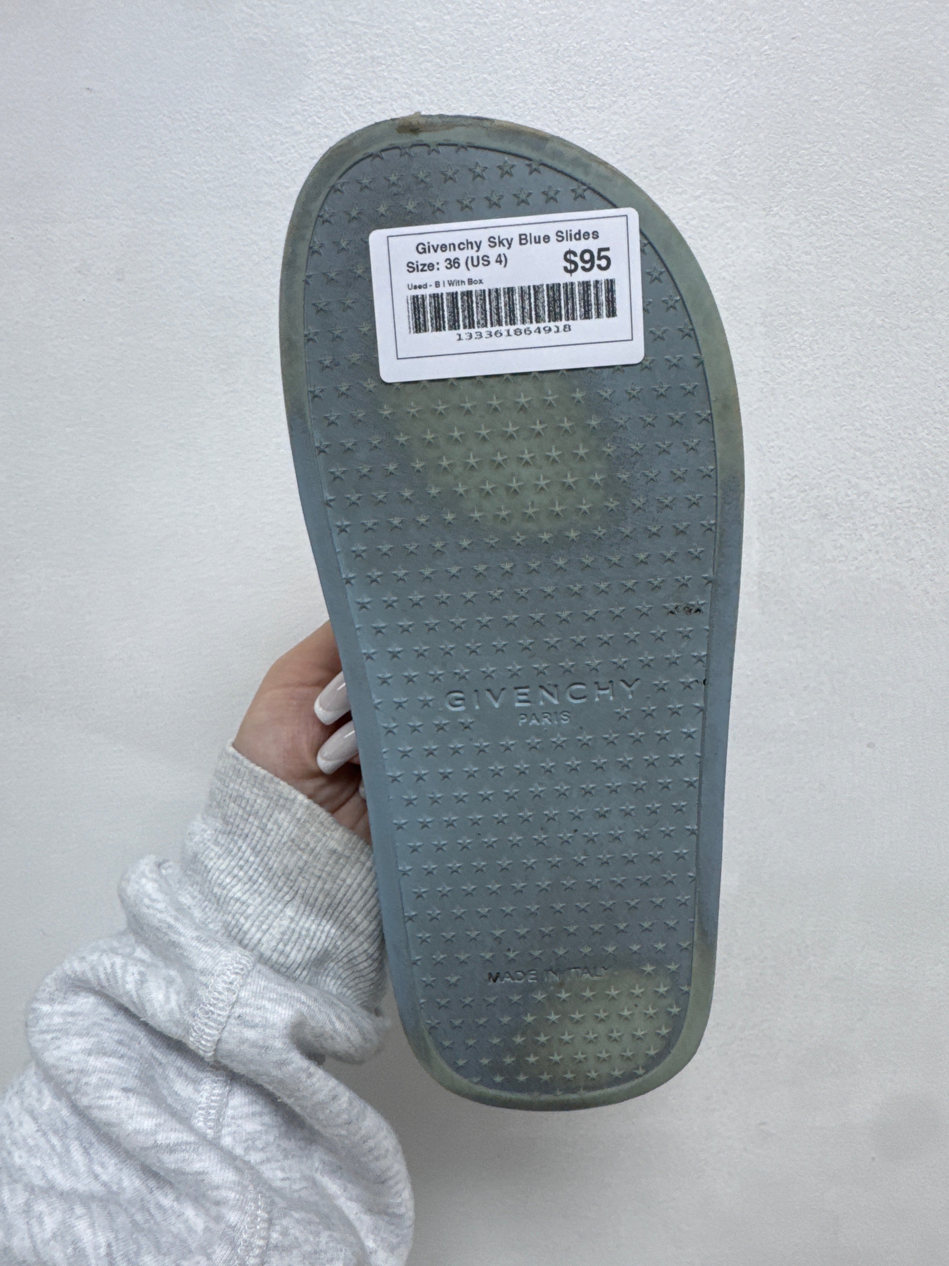 Givenchy Sky Blue Slides