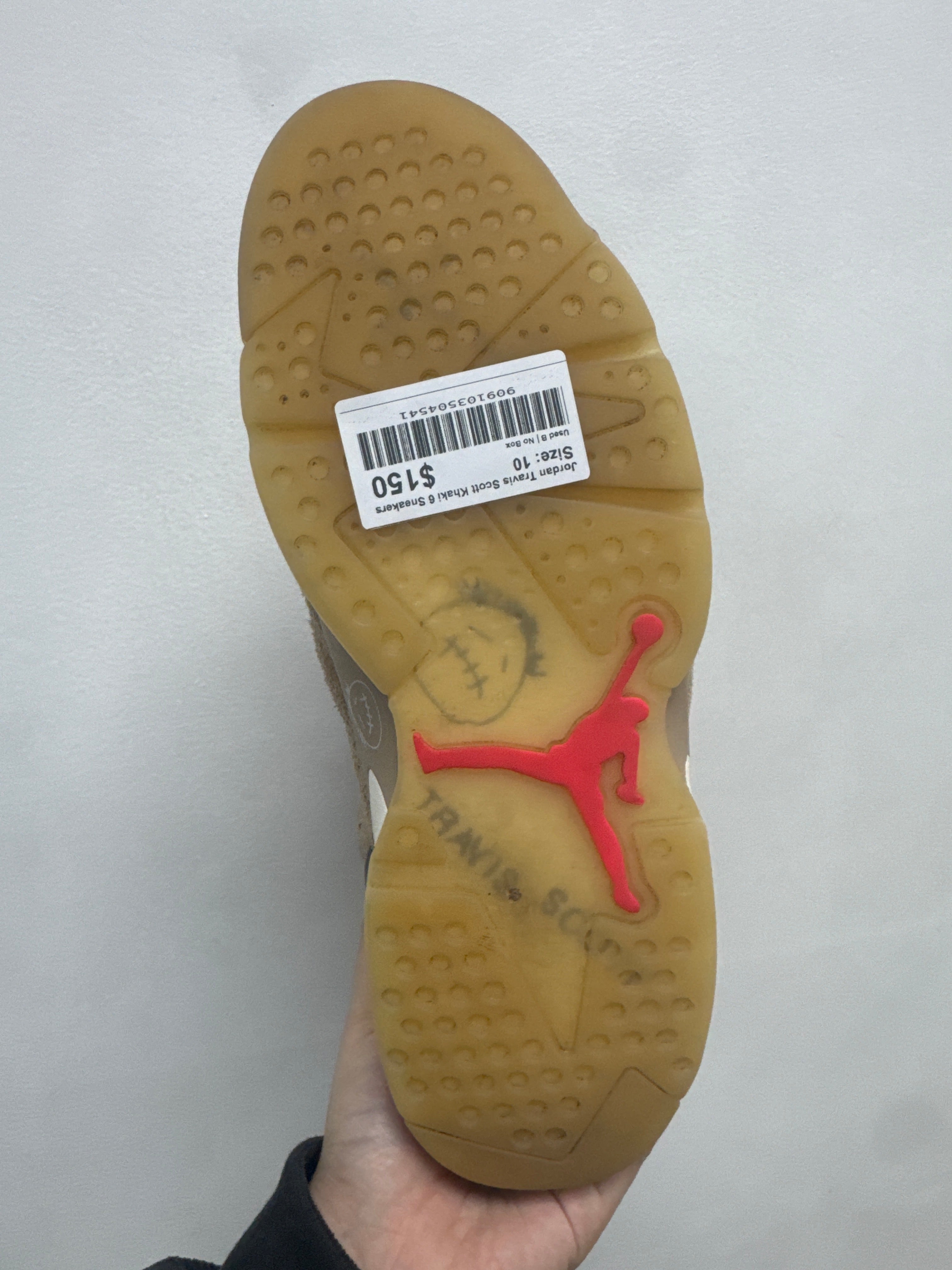 Jordan Travis Scott Khaki 6 Sneakers