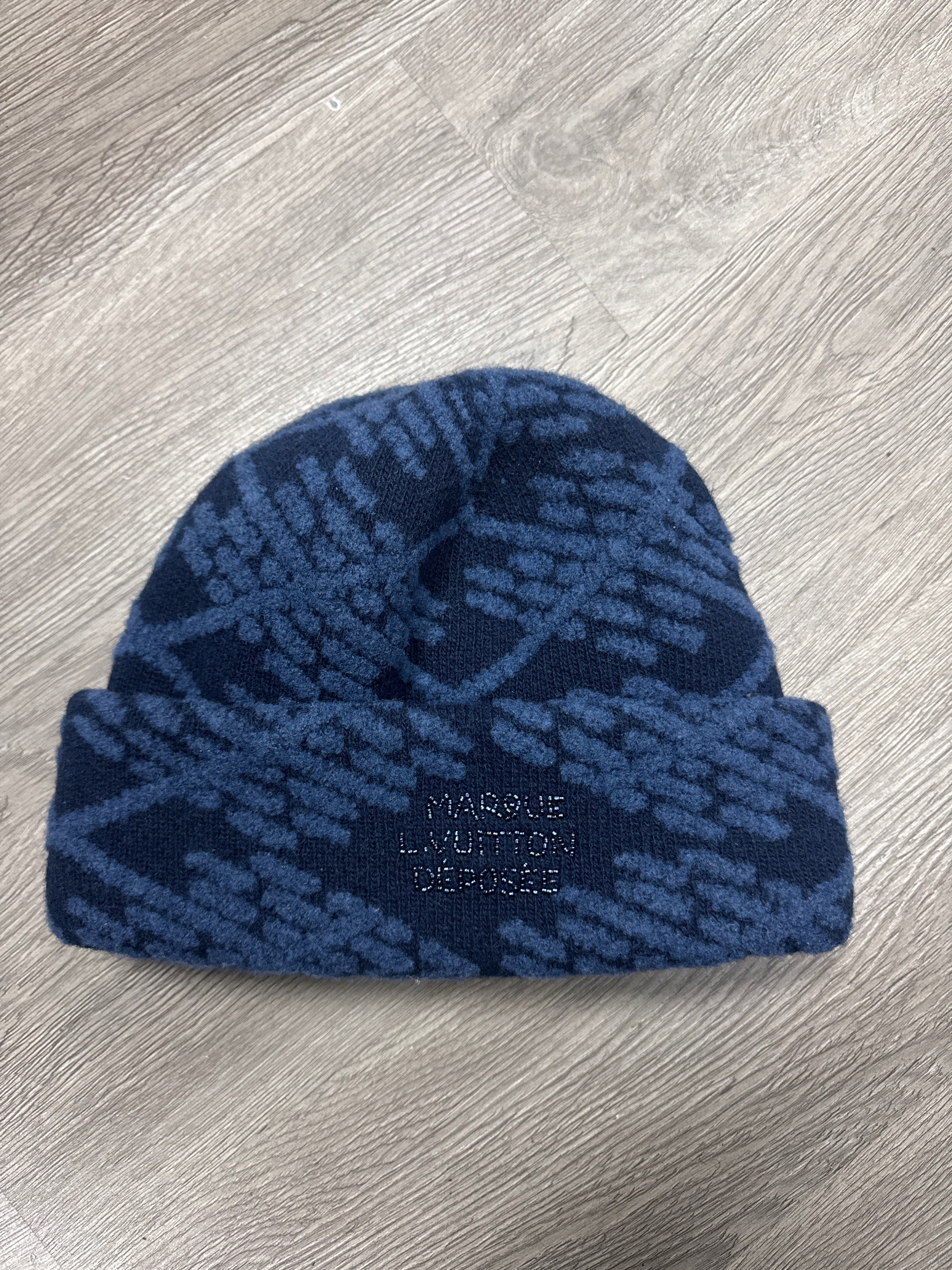Louis Vuitton Navy Crush Beanie