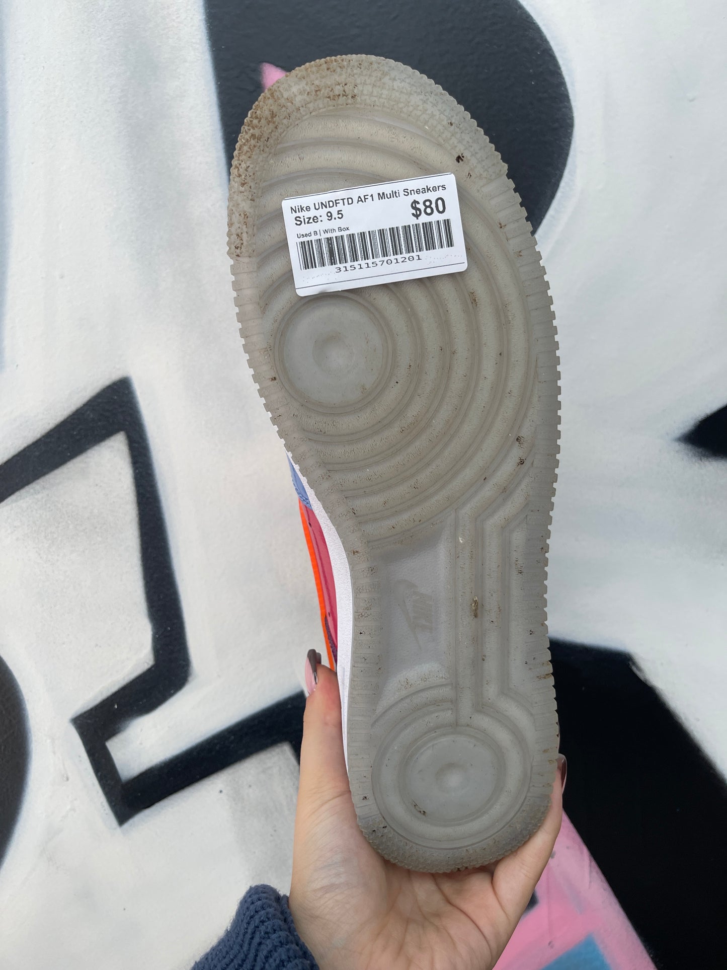 Nike UNDFTD AF1 Multi Sneakers