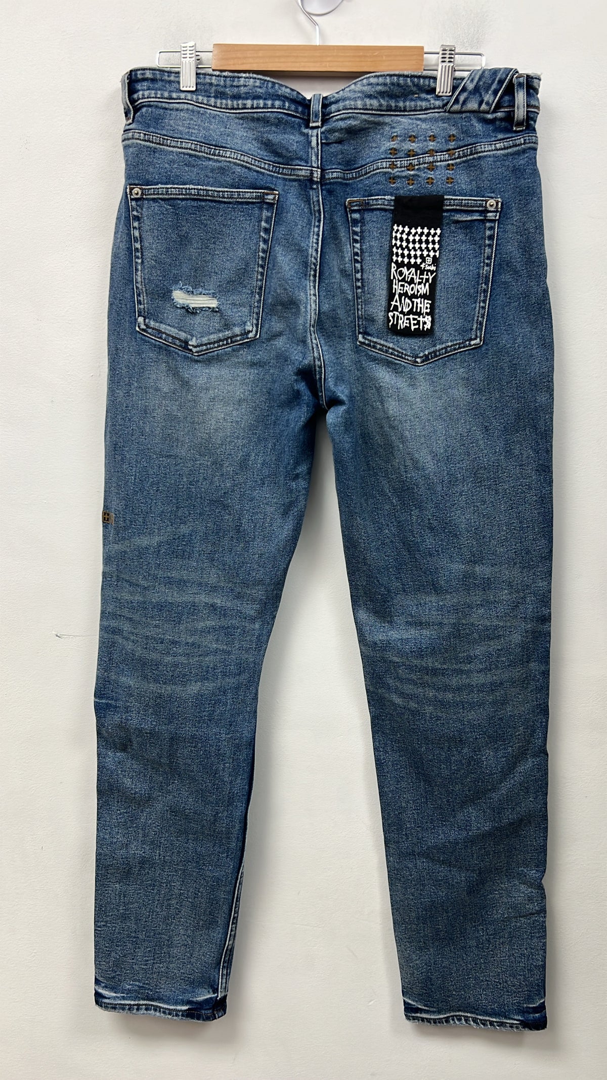 Ksubi Light Wash Distressed Jeans